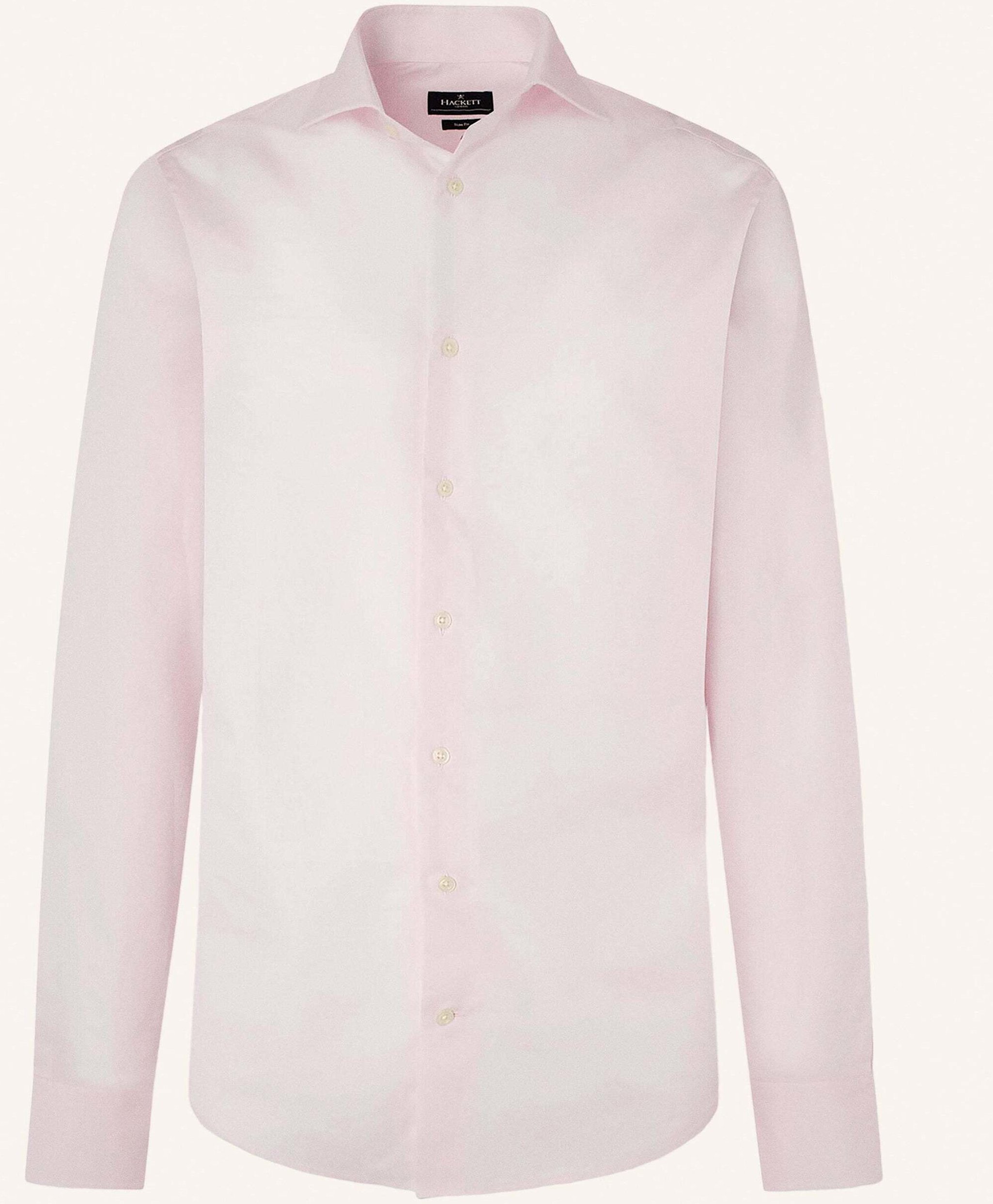 Hackett London Freizeithemd Poplin Slim Bc pink
