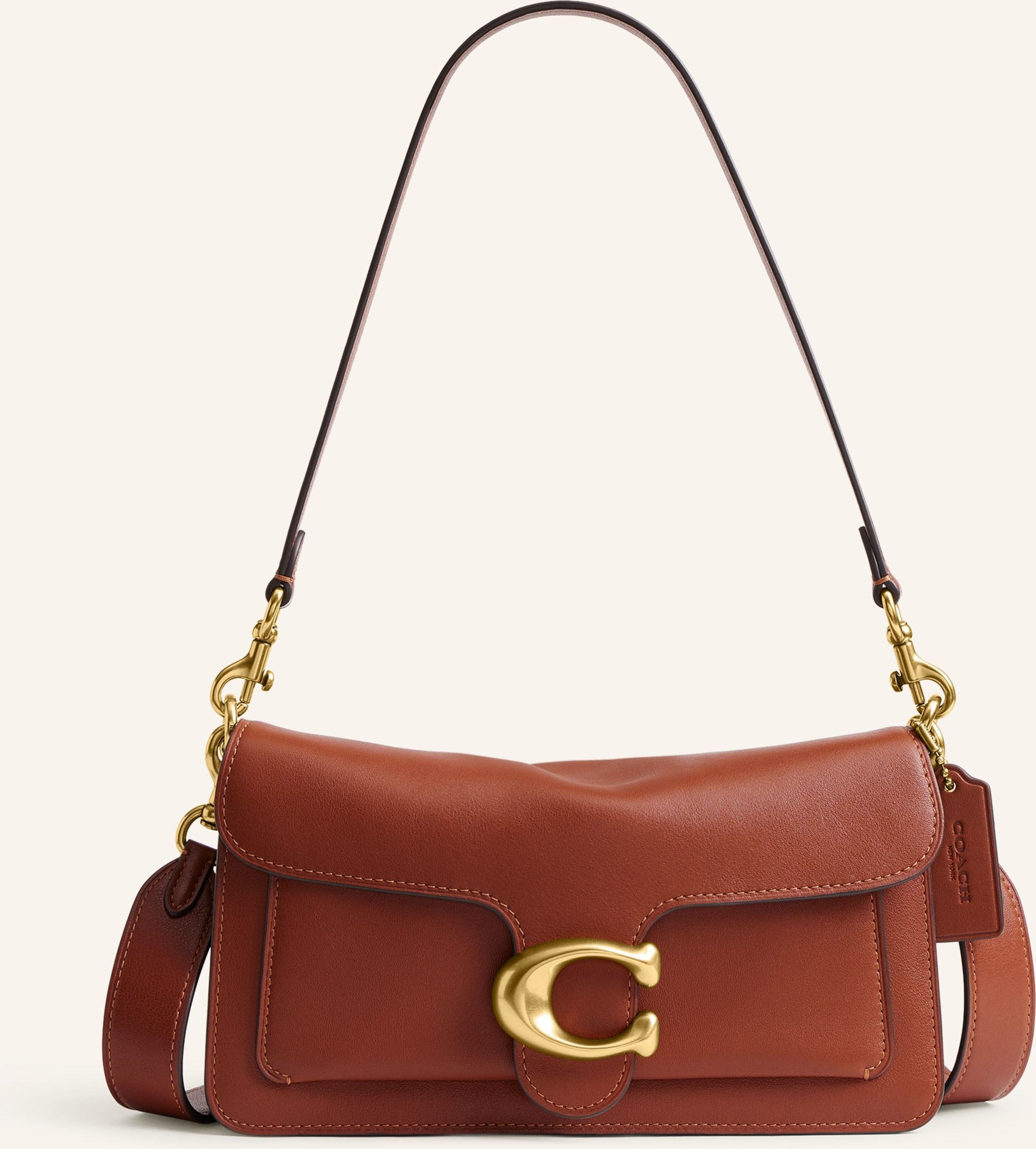Coach Schultertasche Tabby rot