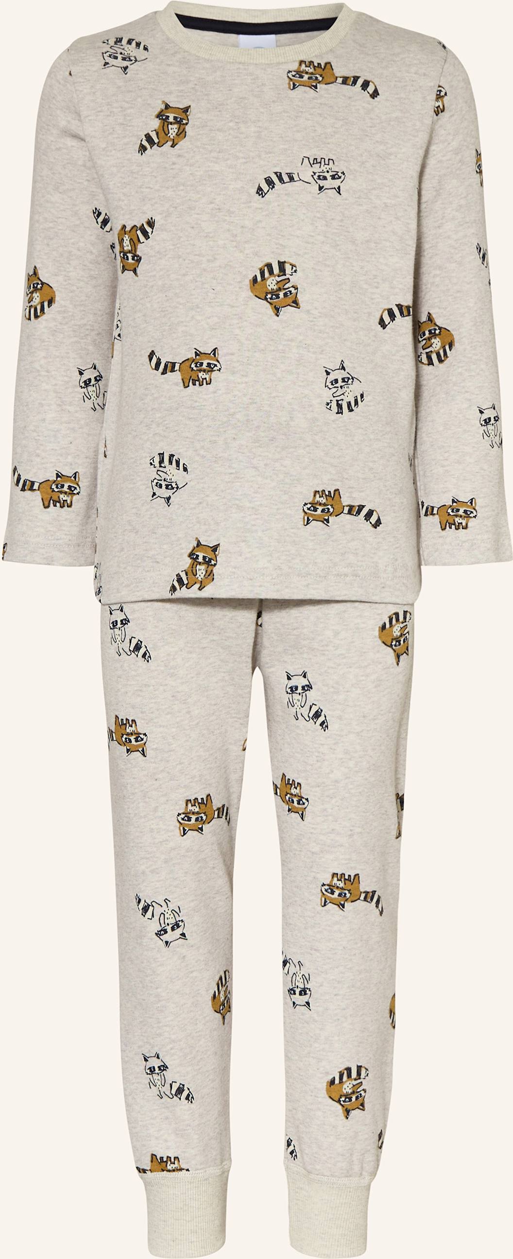 Sanetta Schlafanzug grau