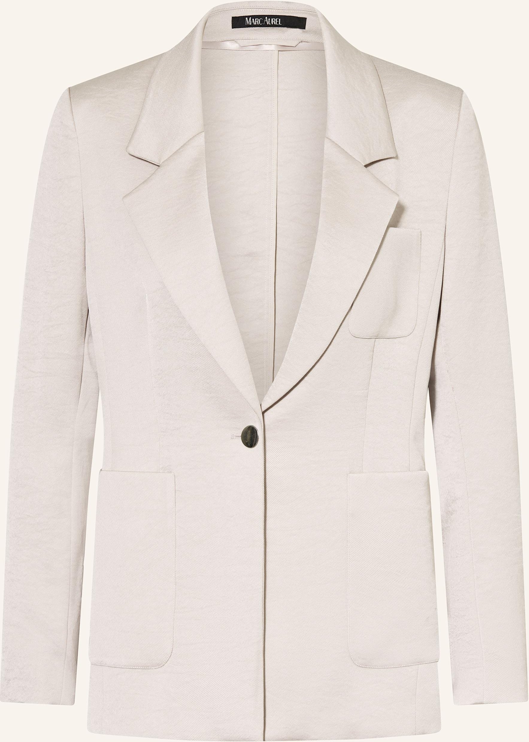 Marc Aurel Blazer Mit Galonstreifen beige