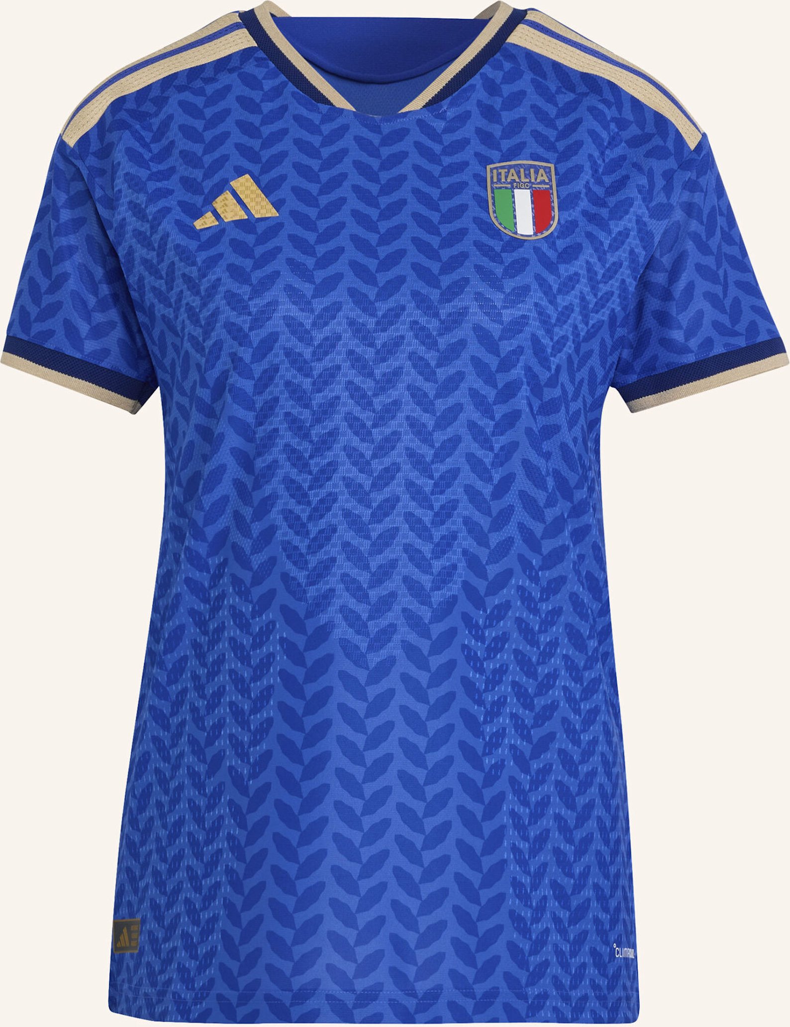 Adidas Italien 26 Authentic Heimtrikot blau