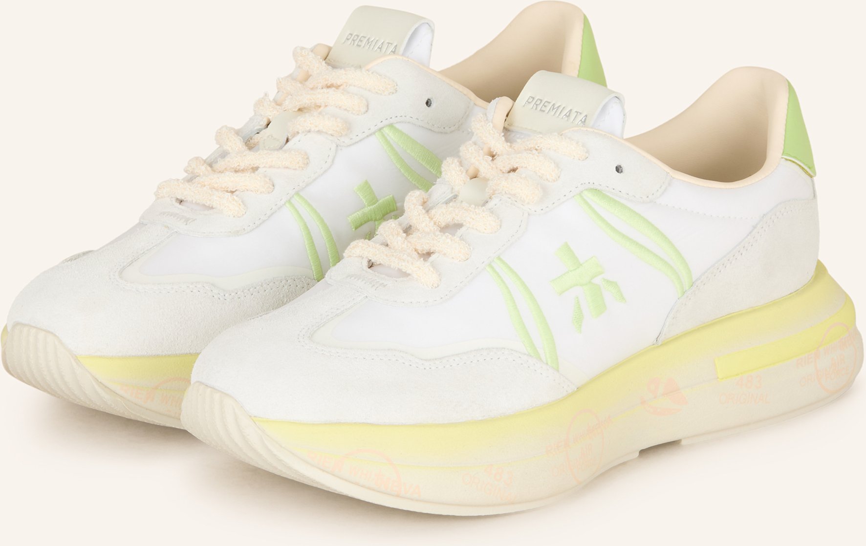 Thumbnail - Premiata Sneaker Cassie gelb