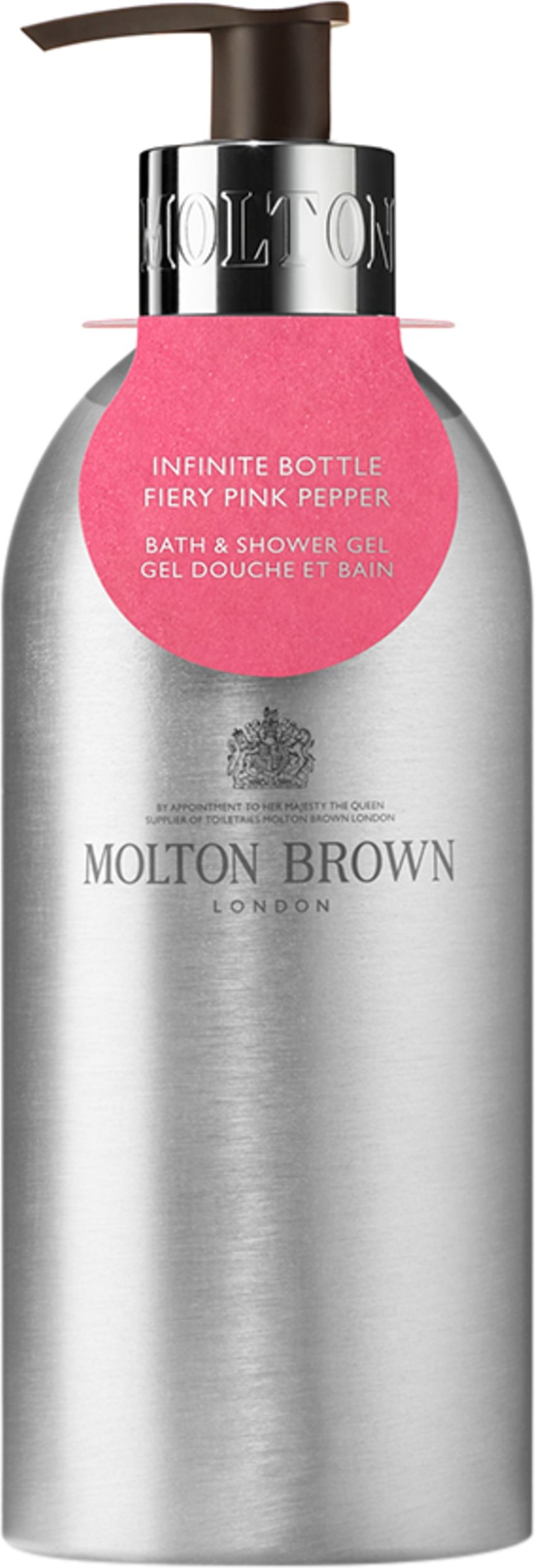 Molton Brown Fiery Pink Pepper Infinite Bottle Bath & Shower Gel 400 ml