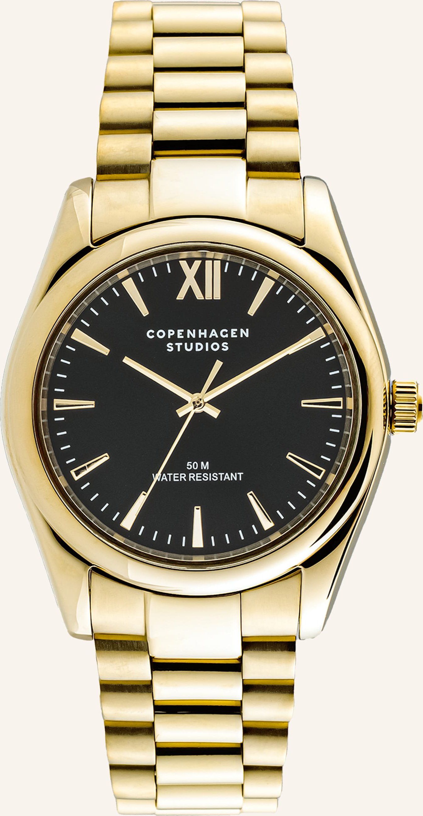 Copenhagen Studios Armbanduhr  Aus  Edelstahl gold