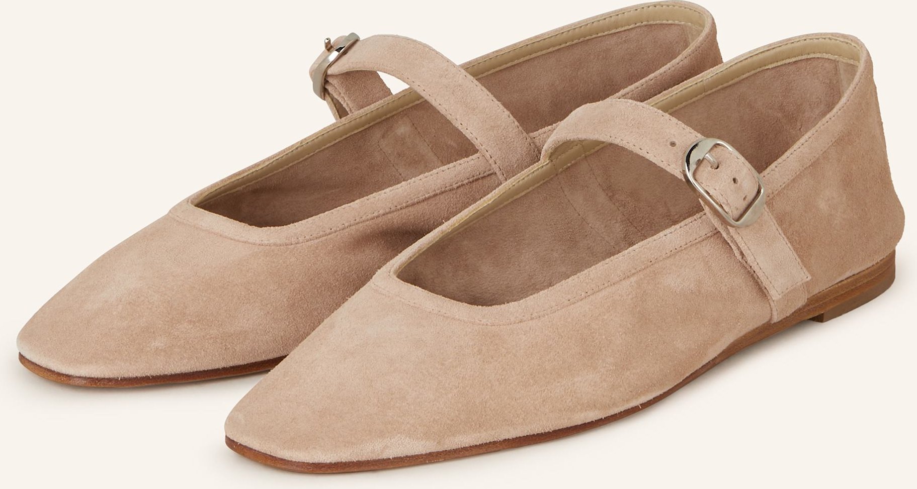 Le Monde Béryl Mary-Jane-Ballerinas beige