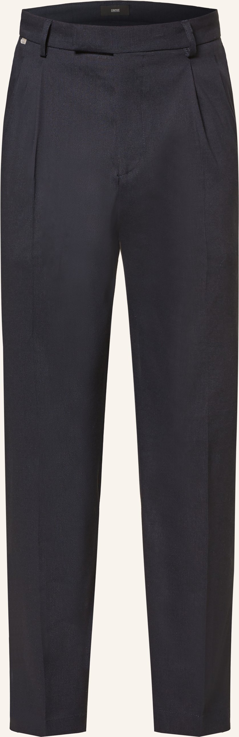 Cinque Anzughose Ciservo Relaxed Fit Mit Leinen blau