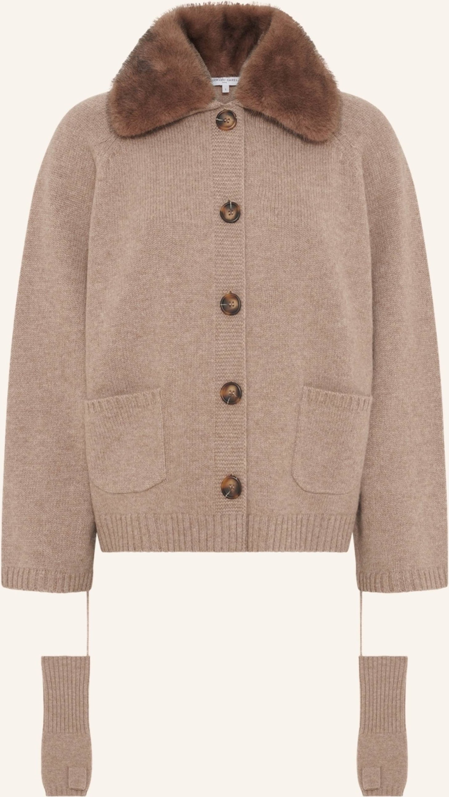 Gerard Darel Strickjacke Elena beige