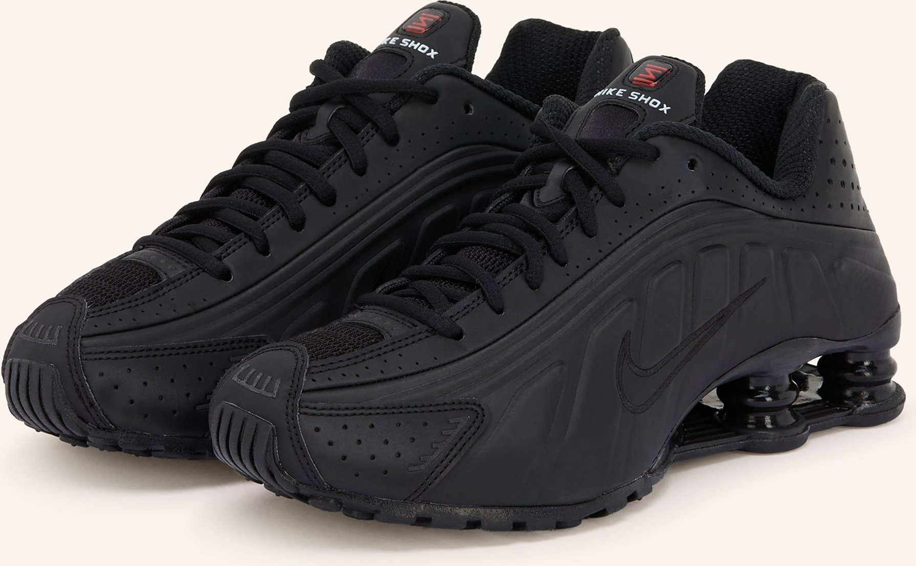 Nike Sneaker Shox r4 schwarz