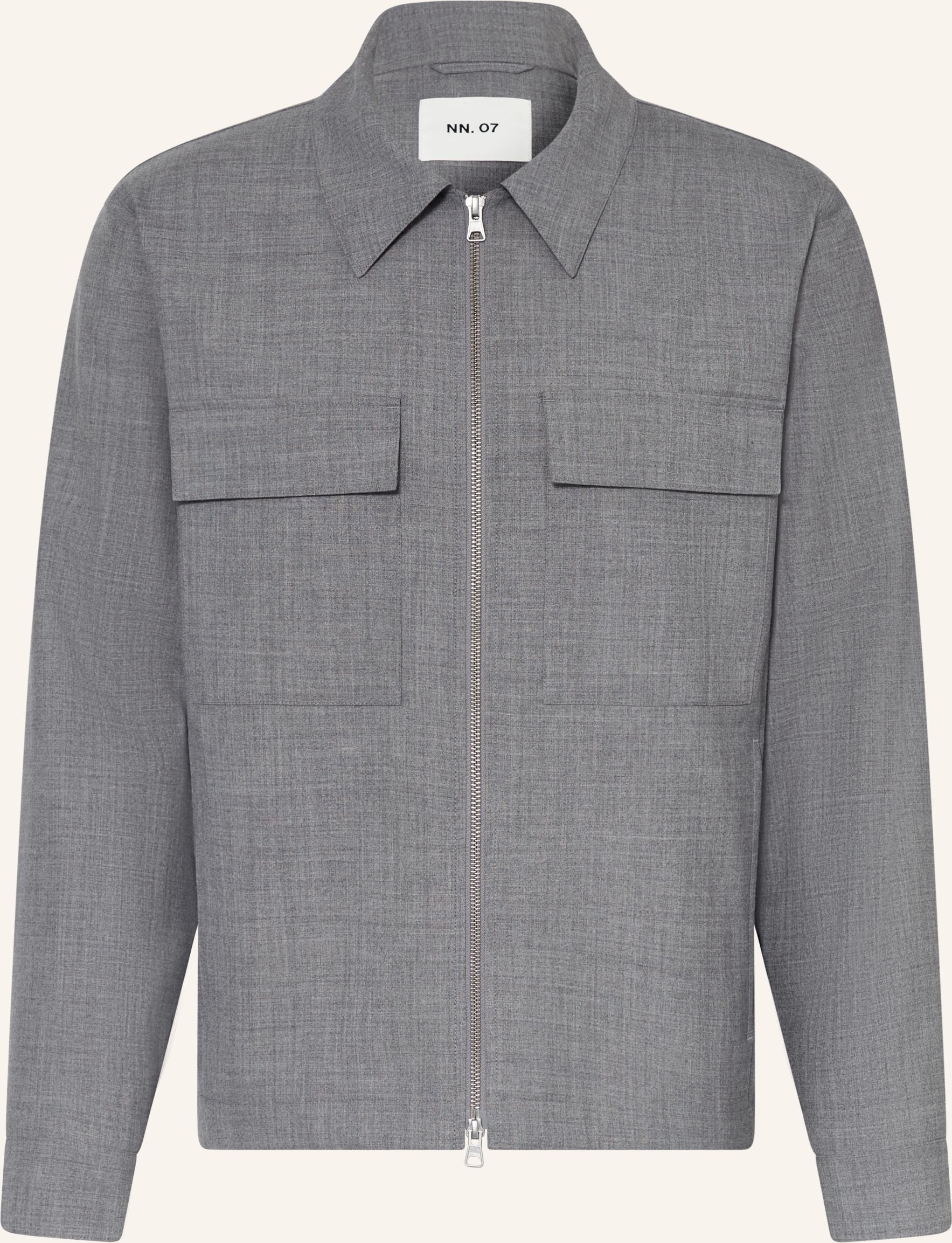 Nn.07 Overjacket Alban grau