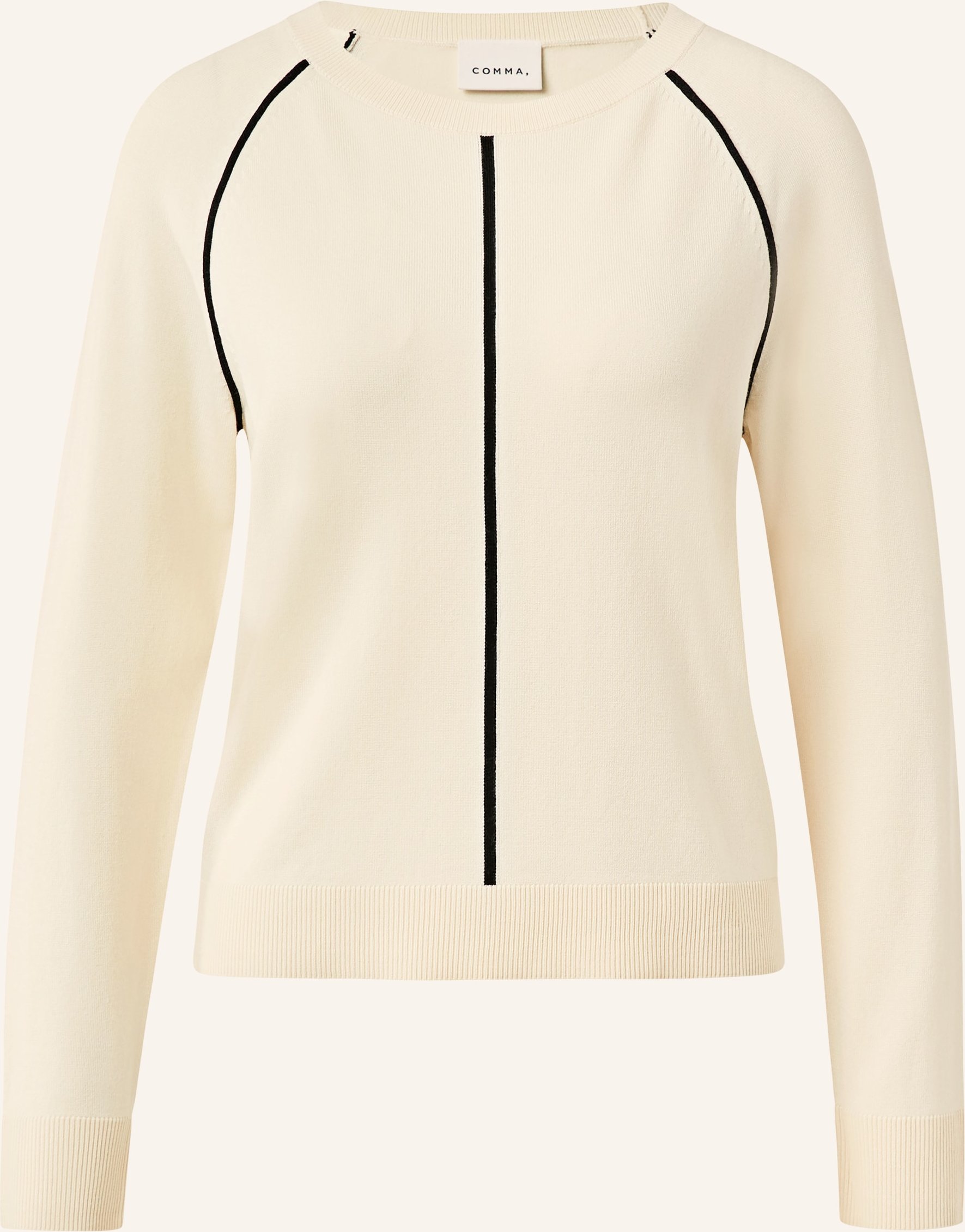 Comma Pullover weiss