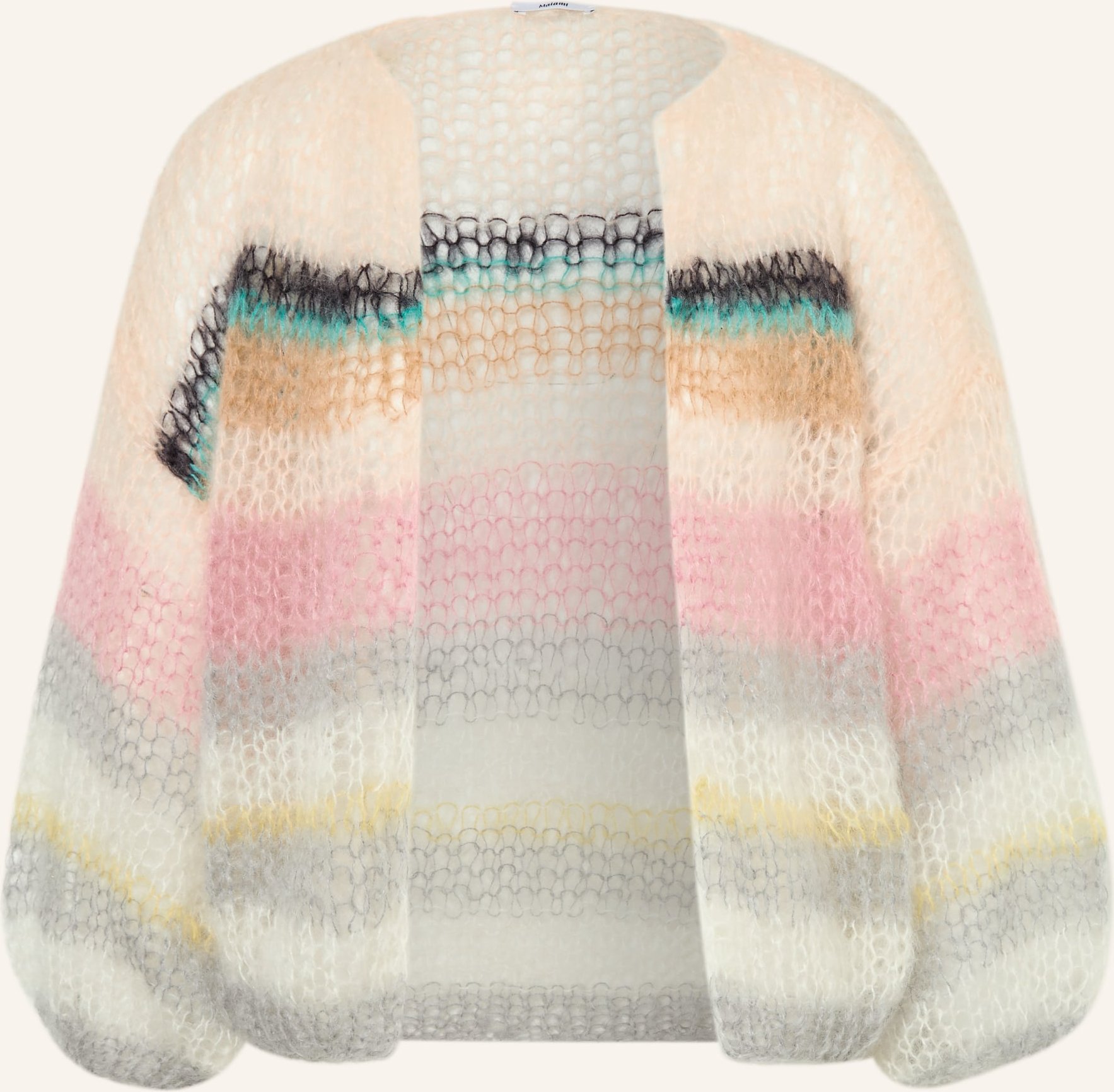 Maiami Strickhülle Aus Mohair grau