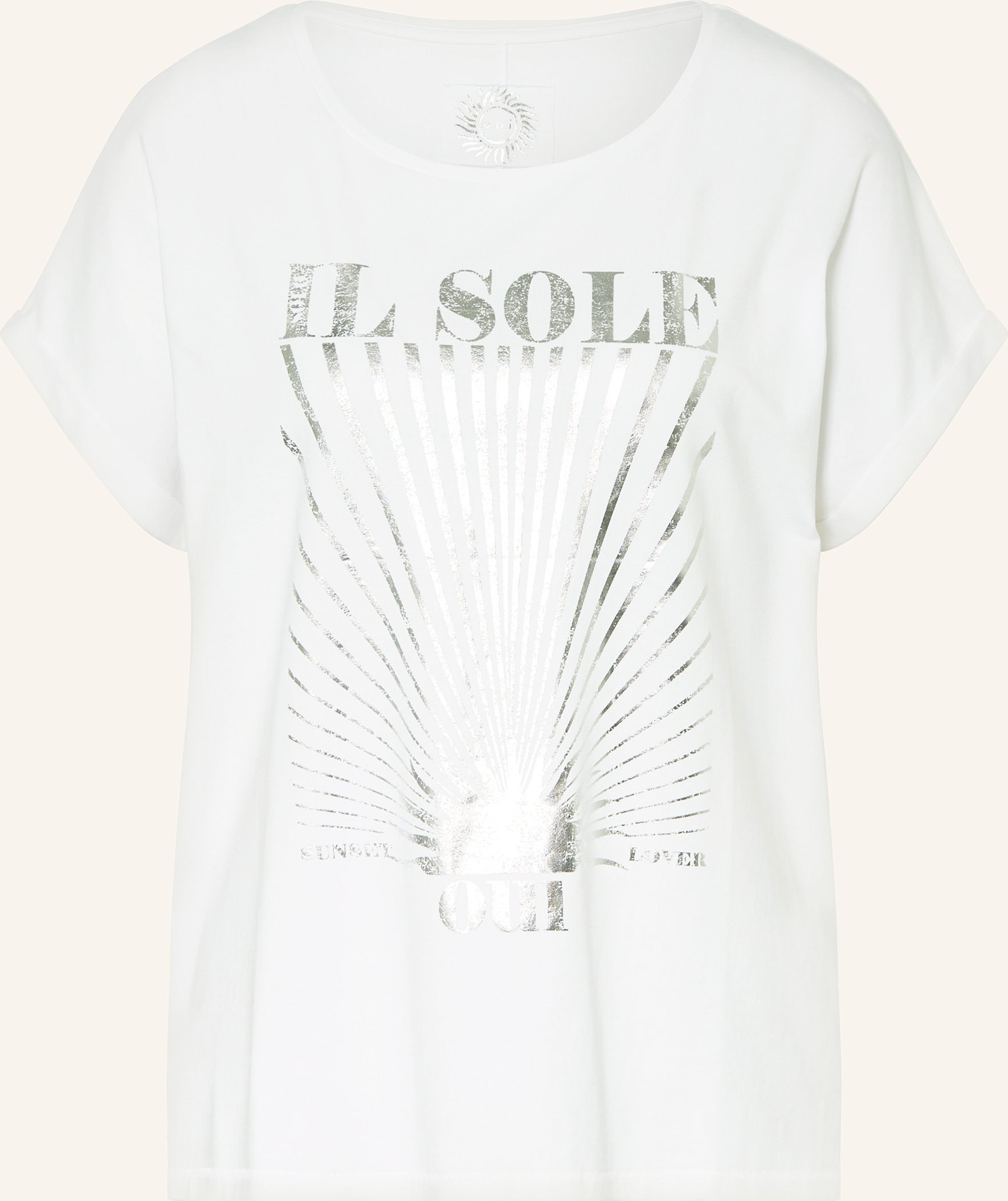 Oui T-Shirt weiss
