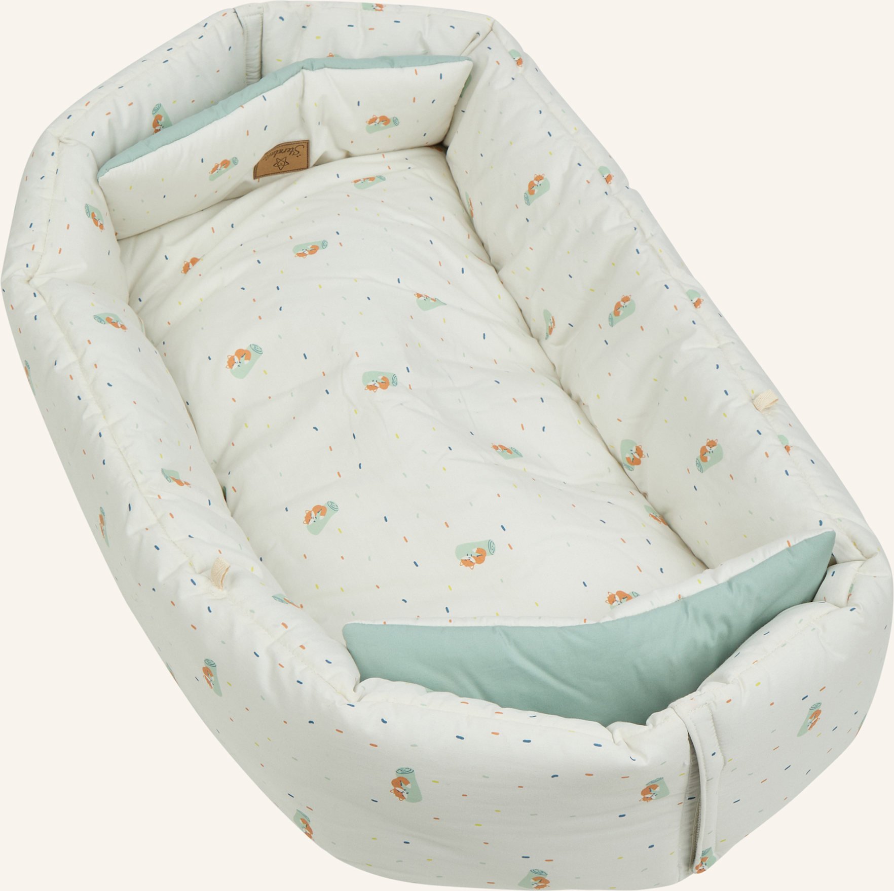 Sterntaler Babynest Filou grau