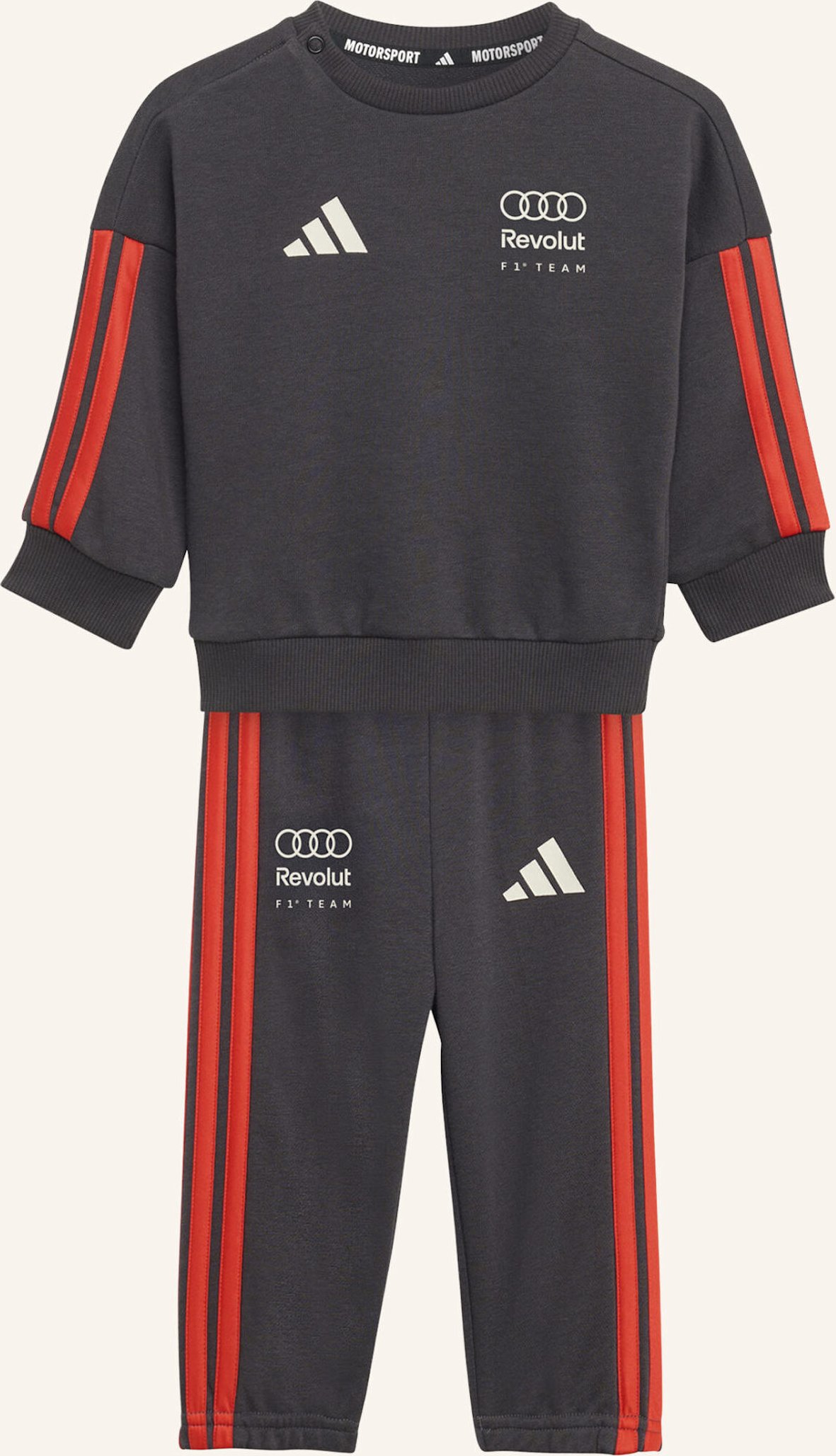 Adidas Audi Revolut f1 Team Dna Kids Jogginganzug schwarz