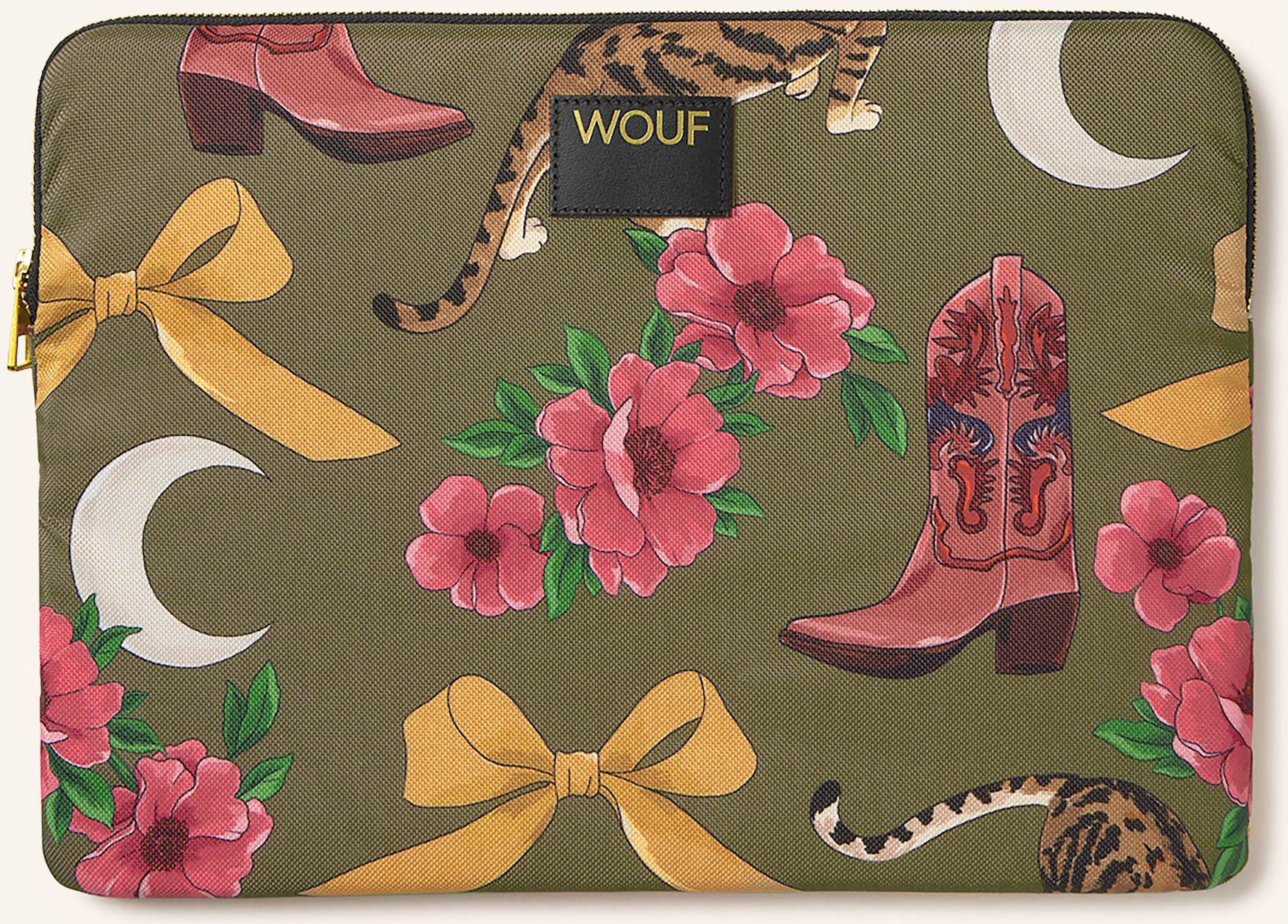 Thumbnail - Wouf Laptop-Hülle Roar gruen