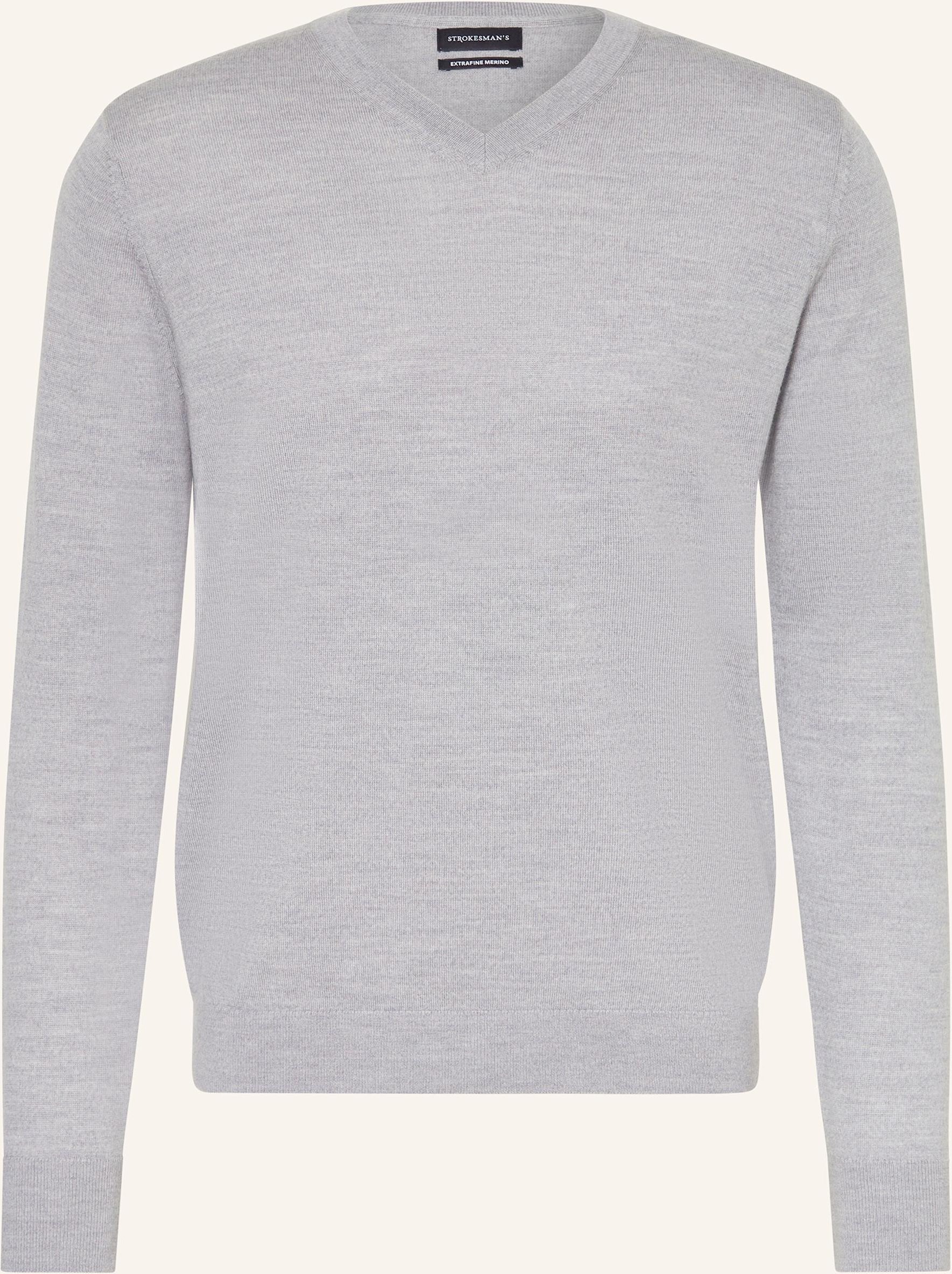 Strokesman's Pullover Aus Merinowolle grau