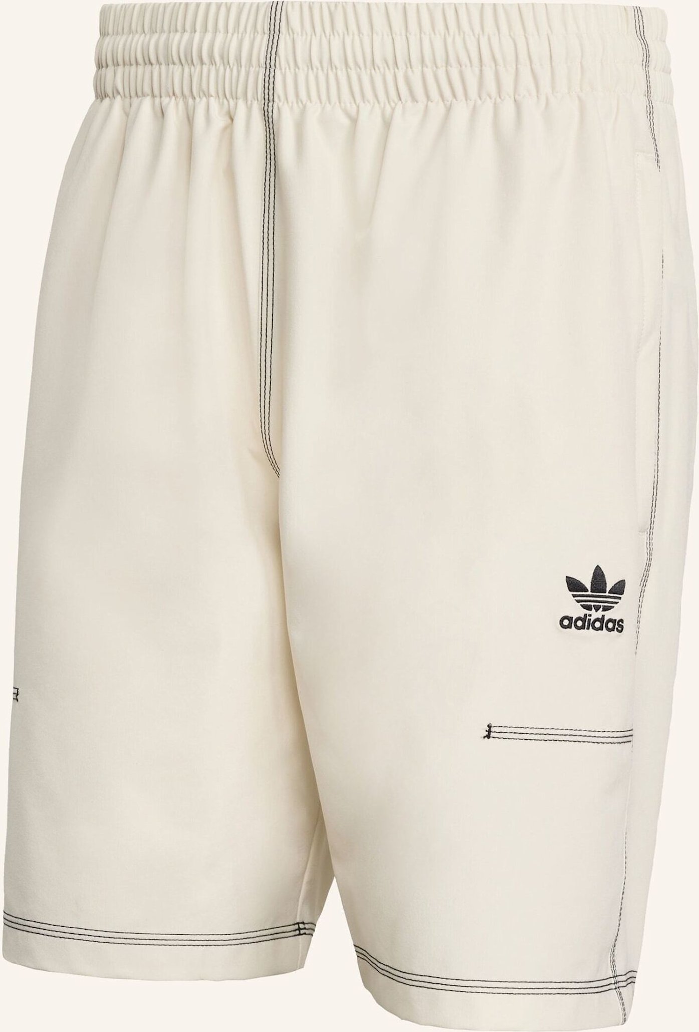 Adidas Originals Trefoil Essentials Shorts weiss