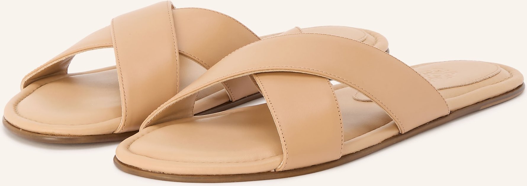 Gia Borghini Pantoletten Hina beige