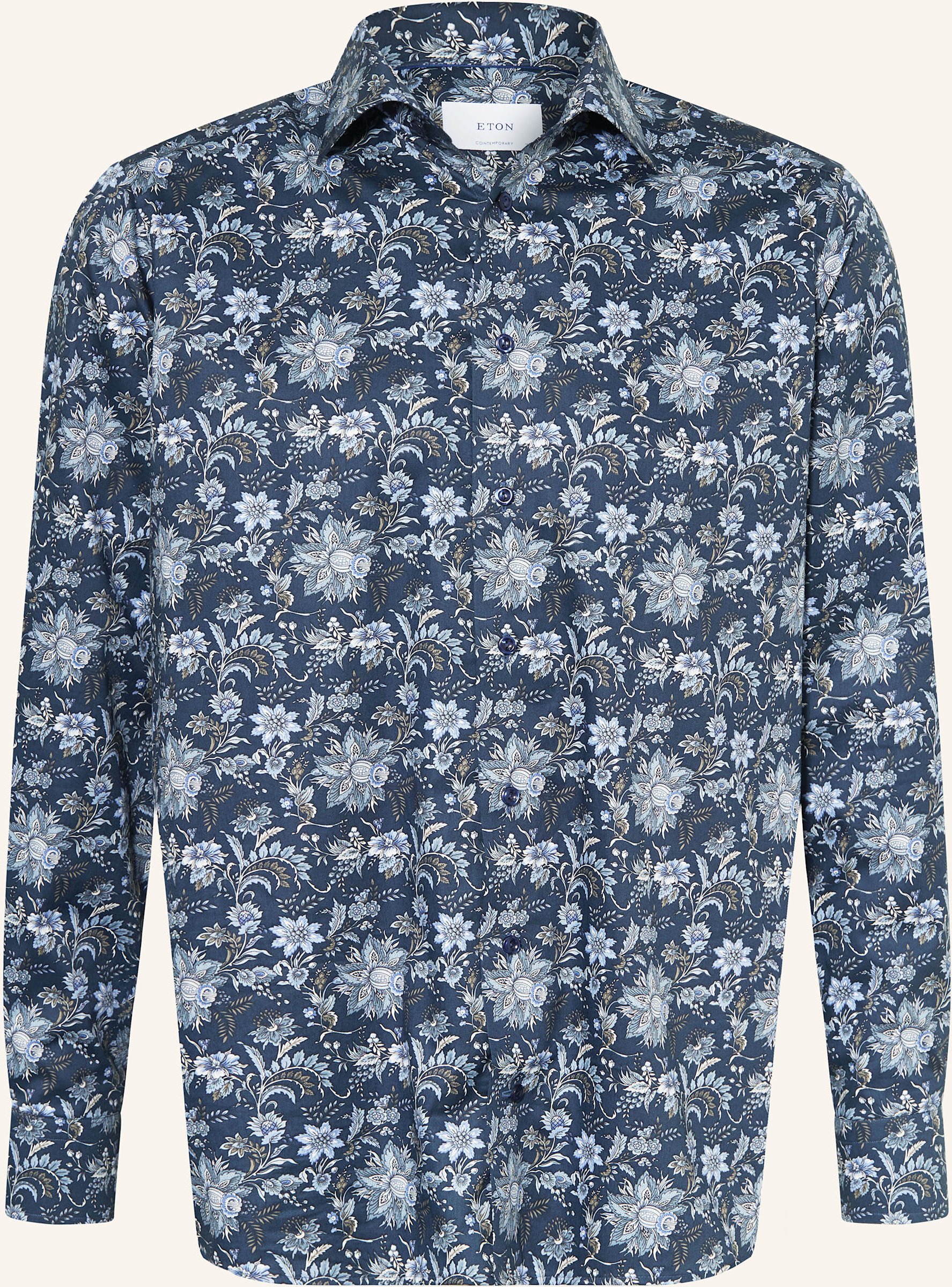 Eton Hemd Contemporary Fit blau
