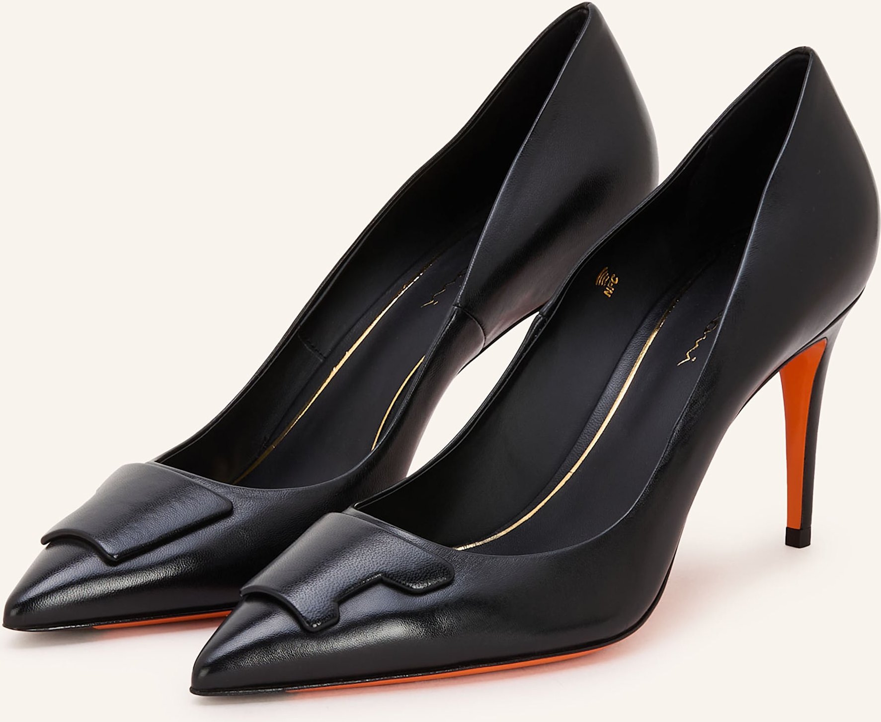 Santoni Pumps Sib 85 schwarz