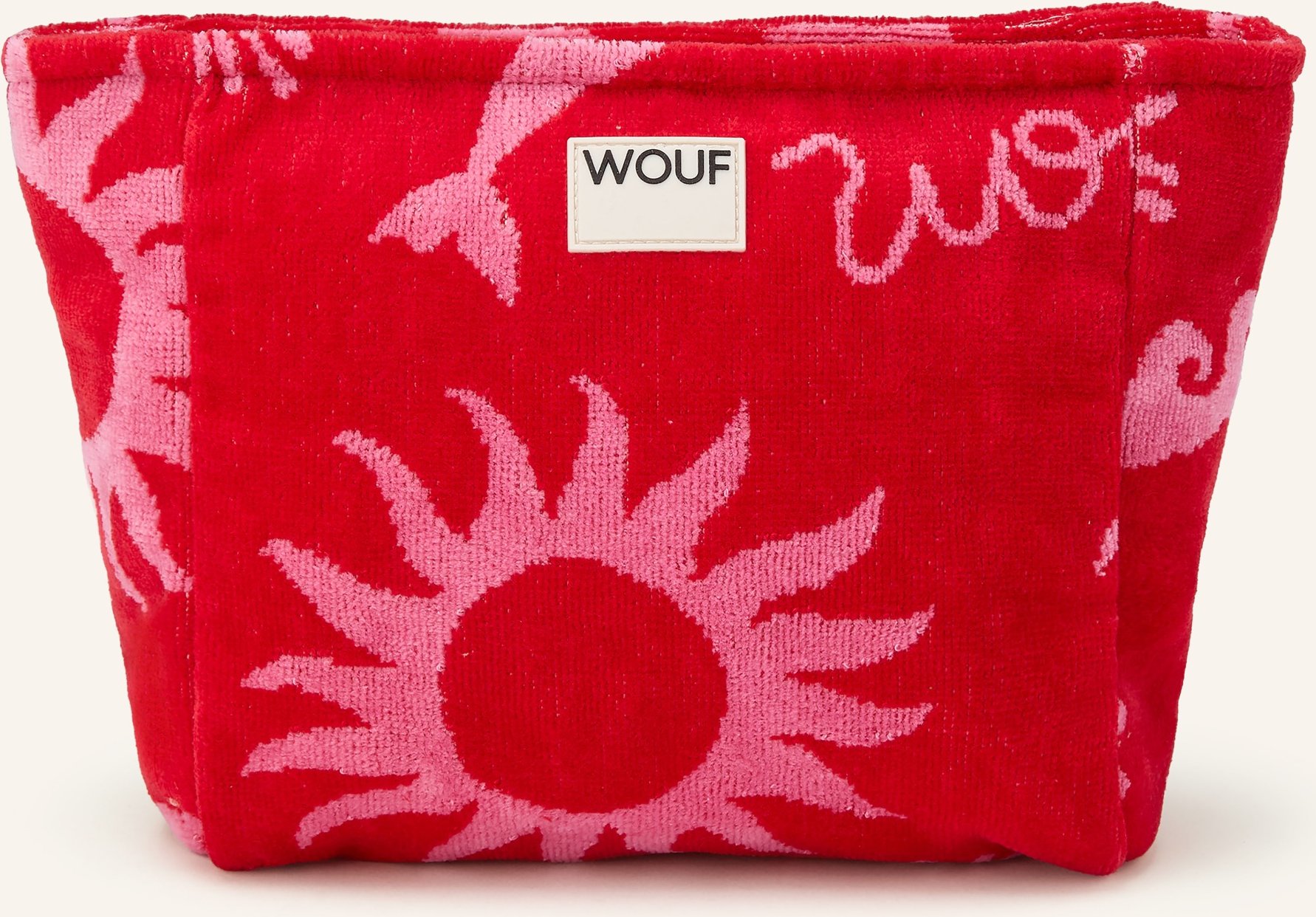 Wouf Kosmetiktasche Tulum rot