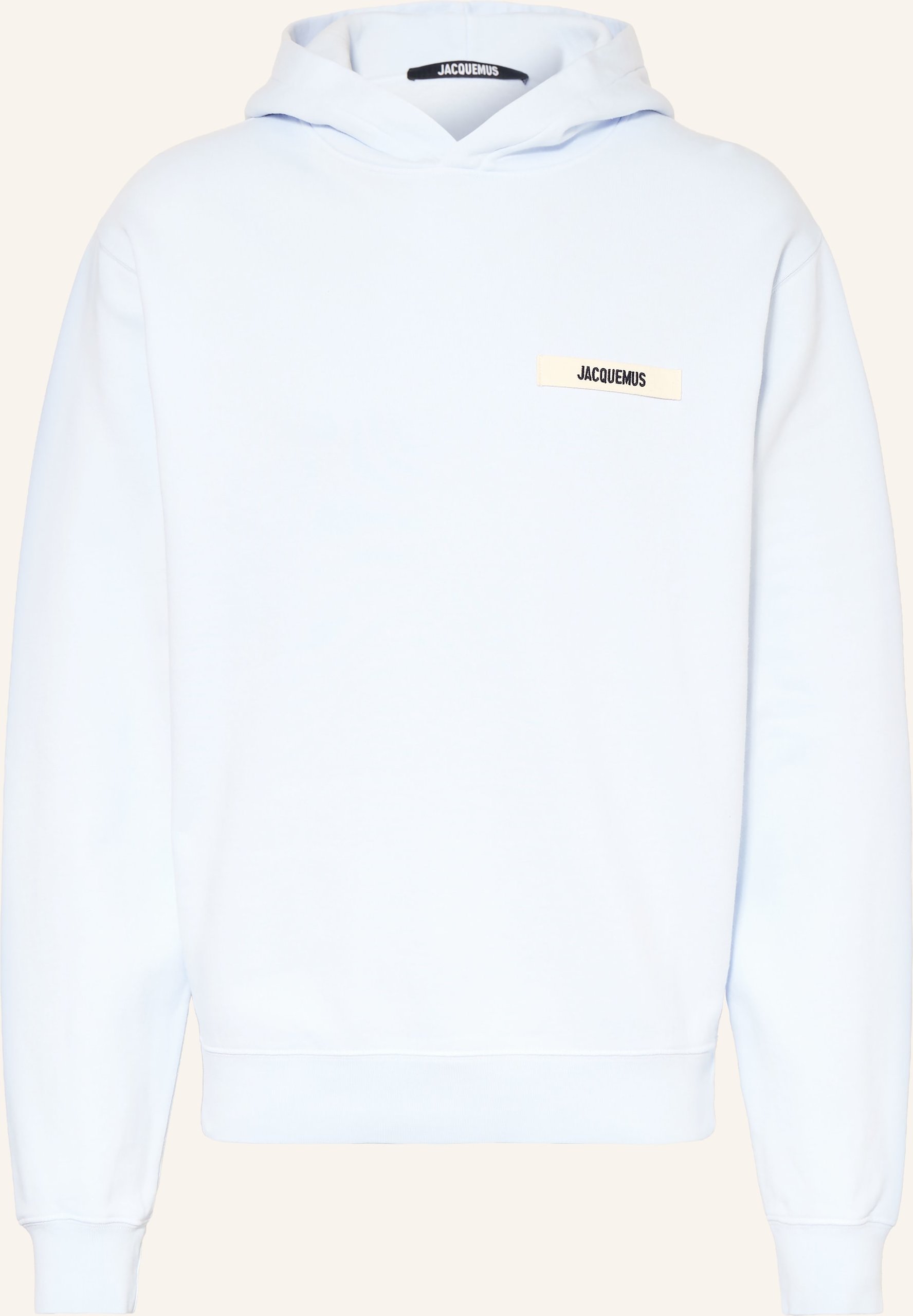 Jacquemus Hoodie Le Hoodie Gros Grain blau