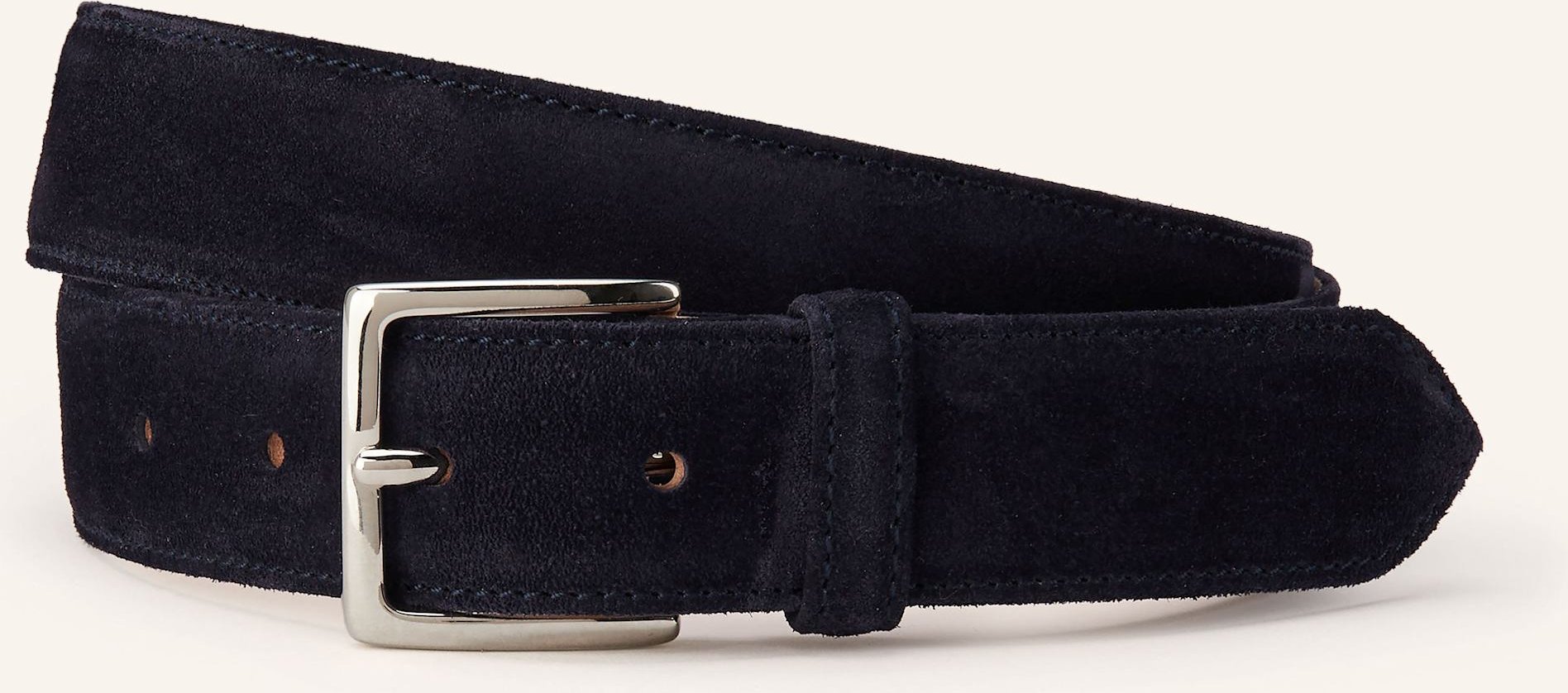 Kreis Ledergürtel blau