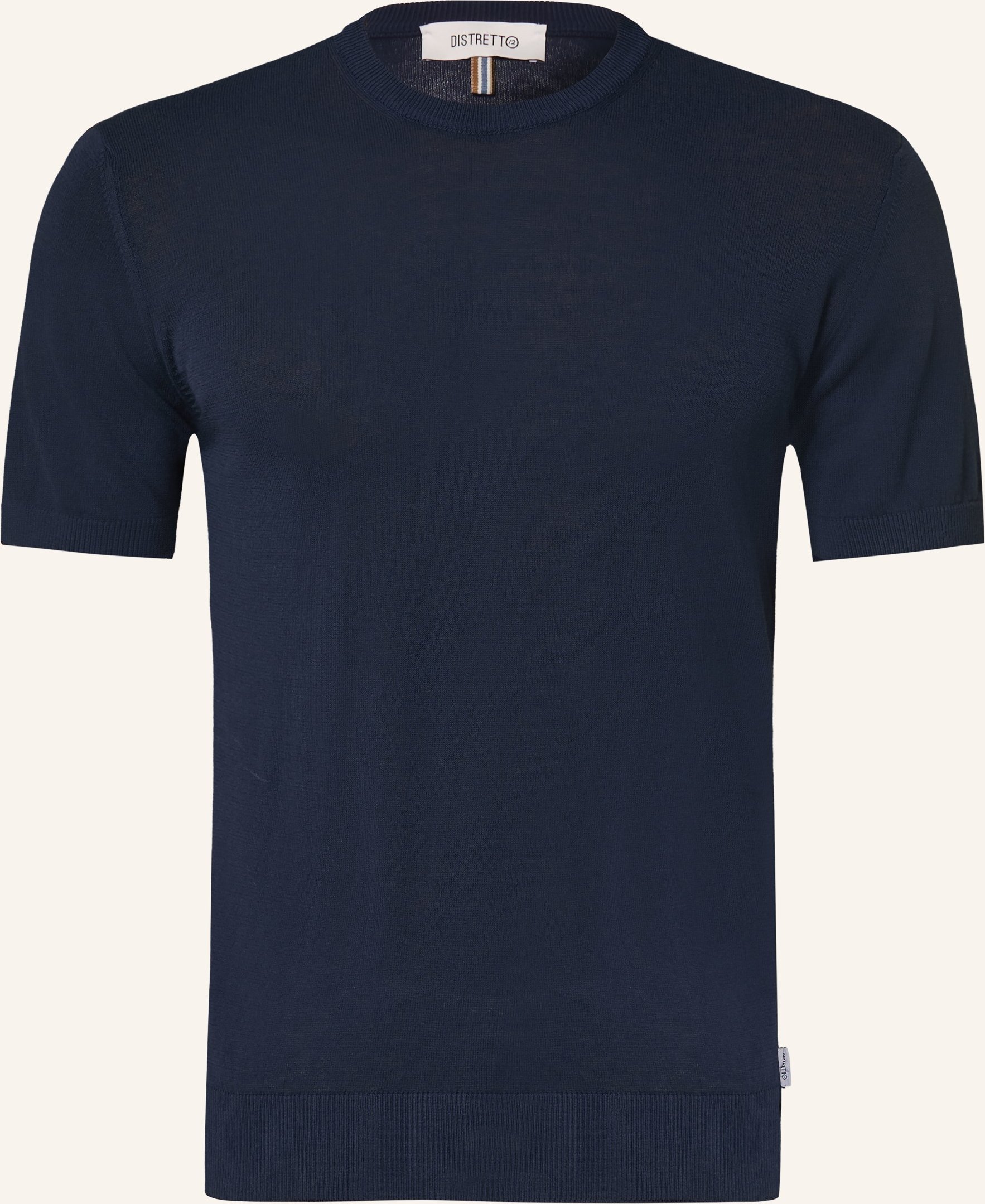 Distretto 12 Strickshirt blau