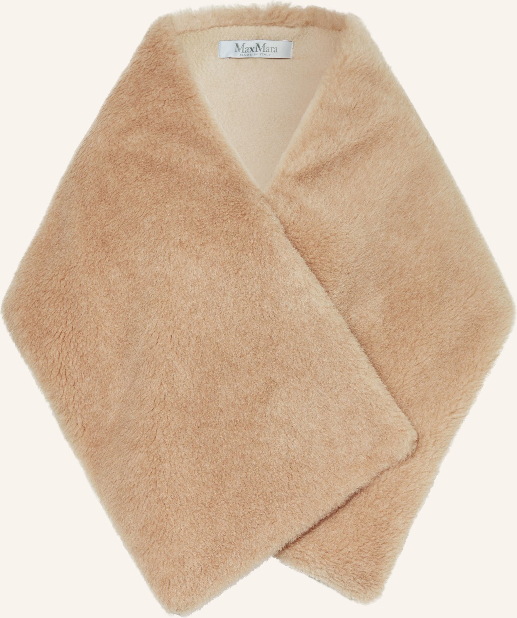 Max Mara Teddyfell-Stola Lauto Mit Alpaka beige