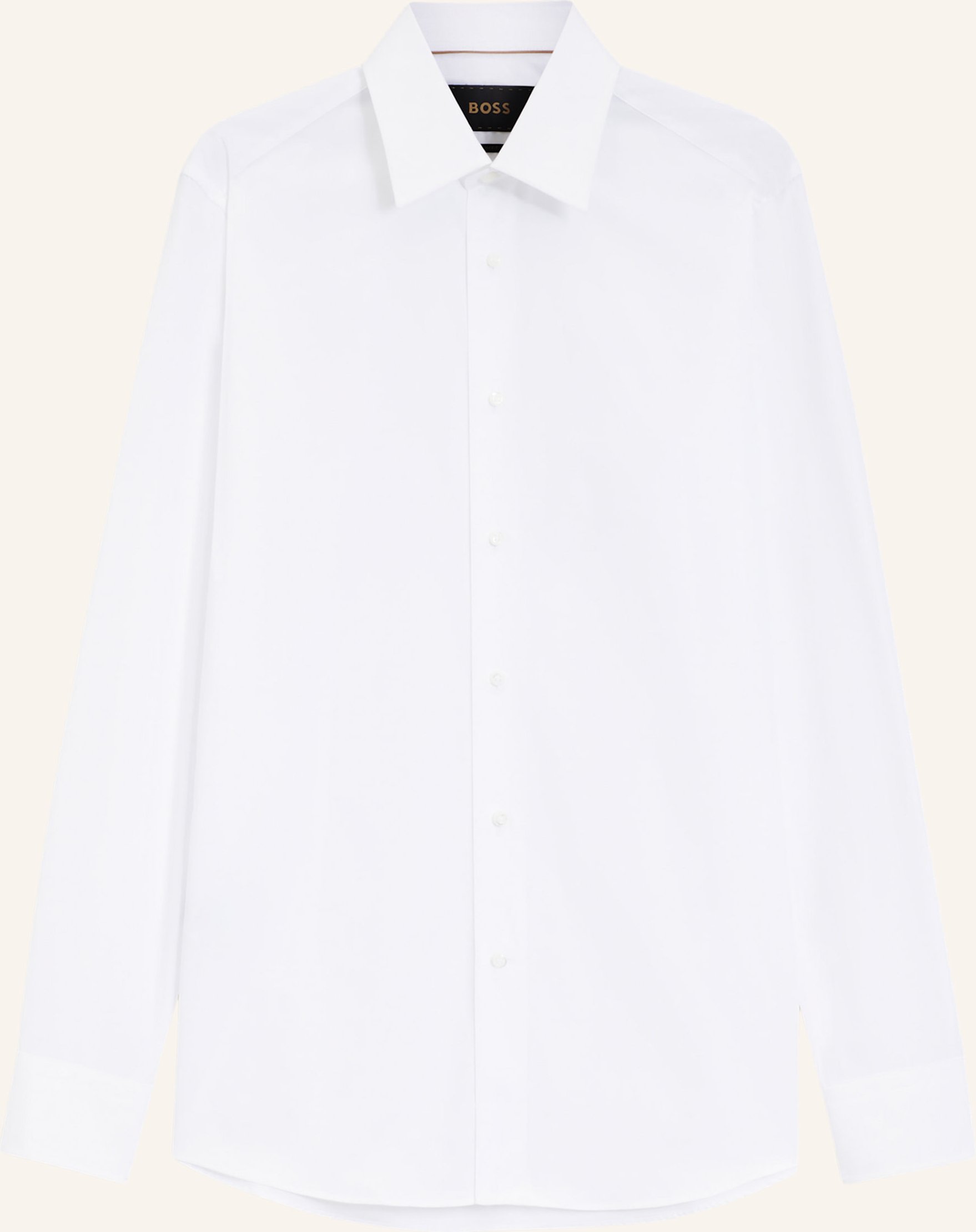 Boss Business Hemd L-Hays-Kent-c1-243 Slim Fit weiss