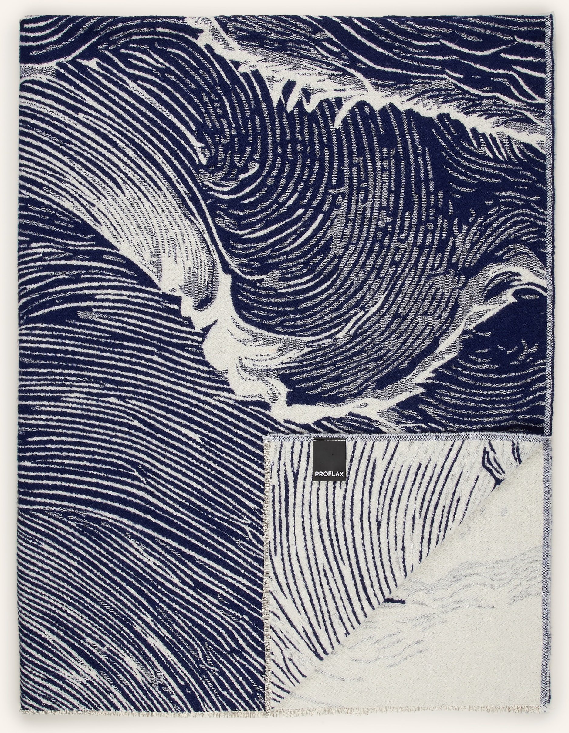 Proflax Plaid Waves blau