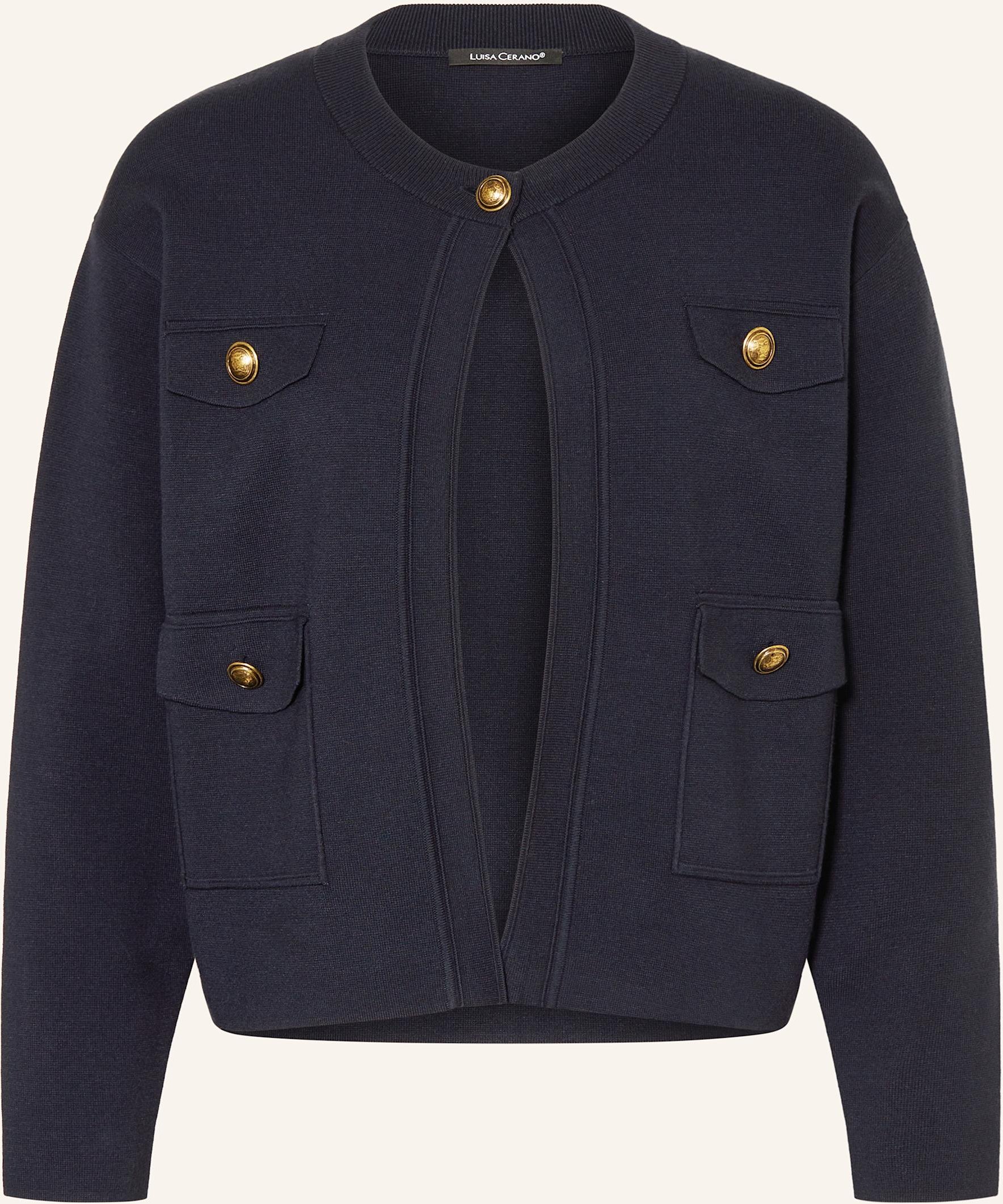 Luisa Cerano Strickhülle blau