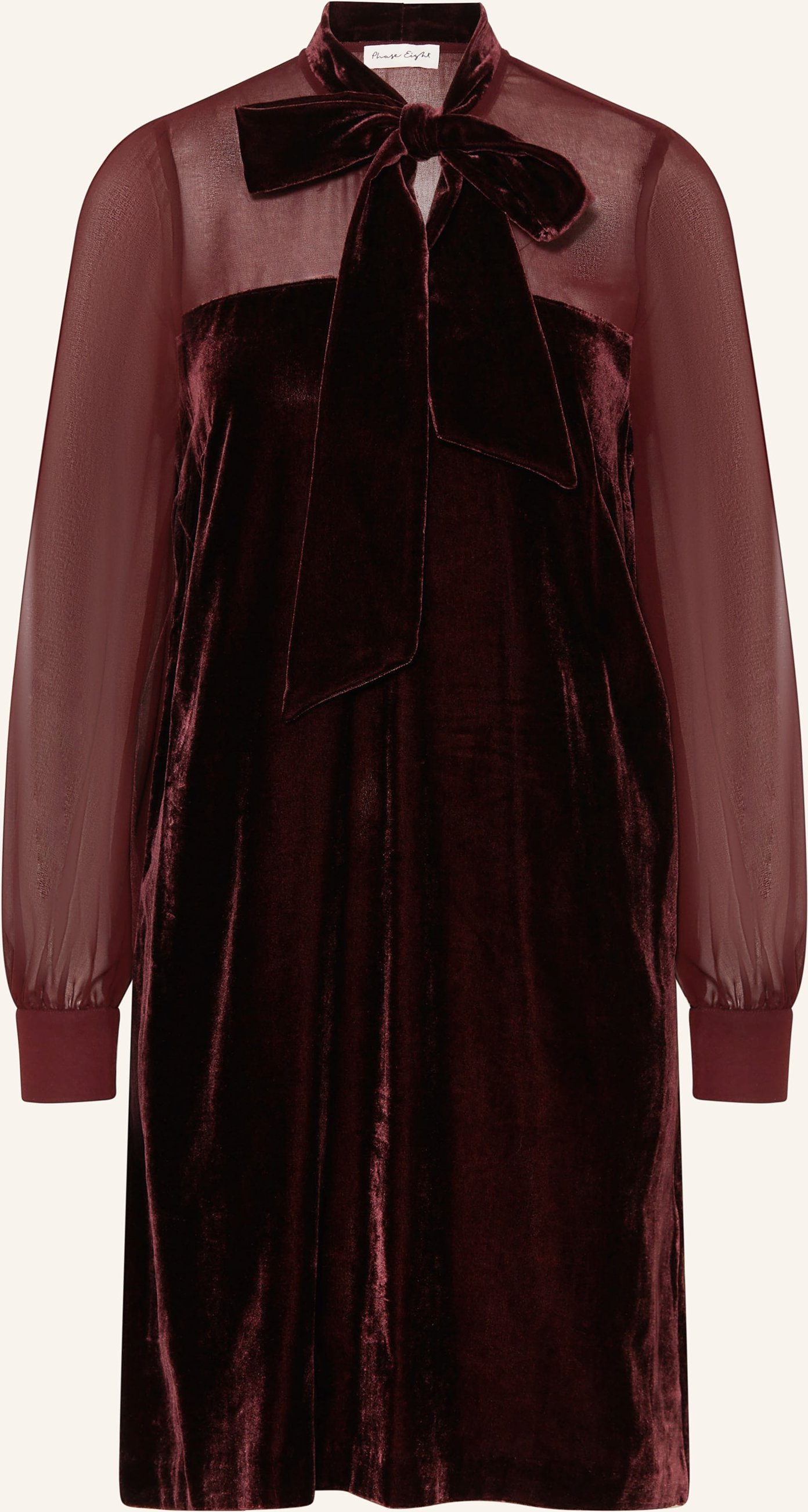 Phase Eight Schluppenkleid Vinnie Aus Samt rot