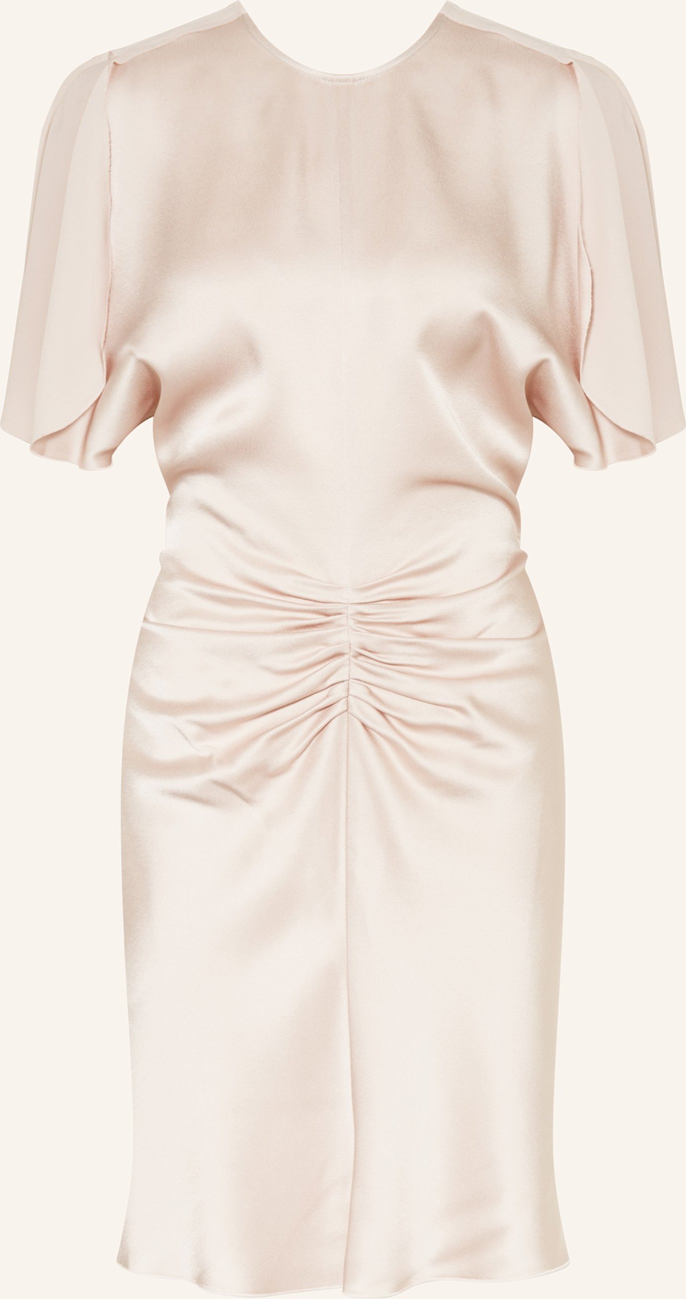 Victoria Beckham Satinkleid rosa