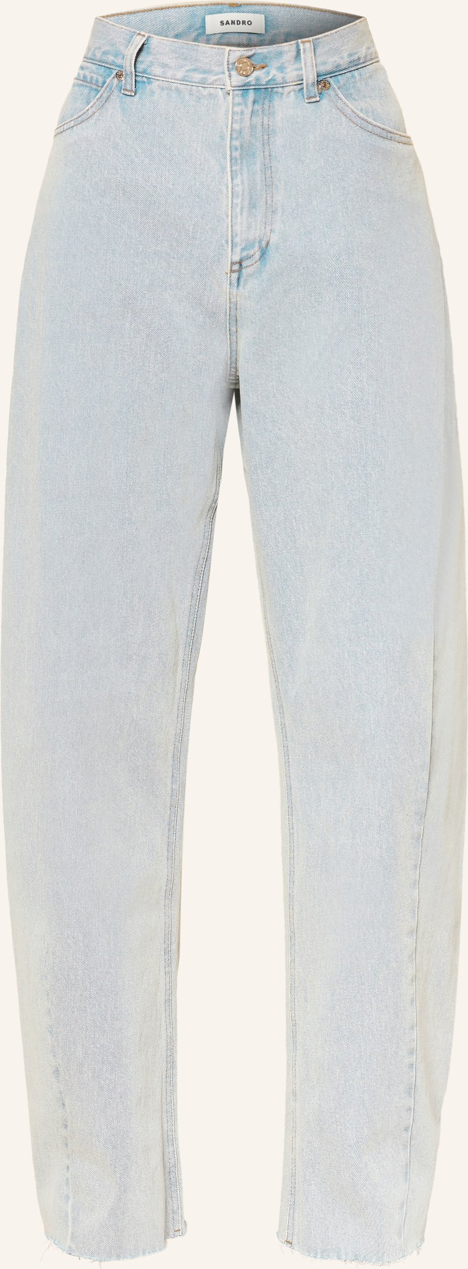 Sandro Barrel Jeans blau