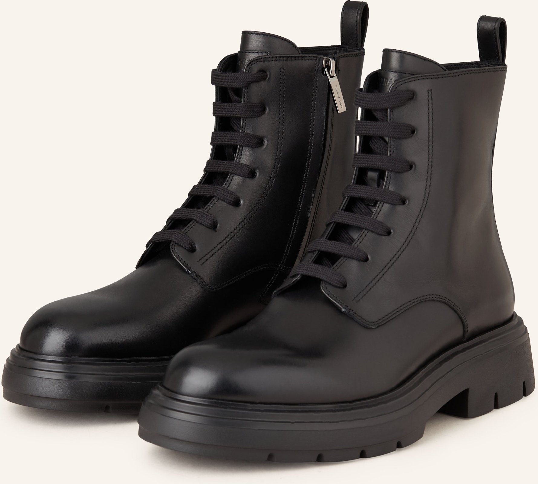 Ferragamo Biker-Boots Dionne schwarz