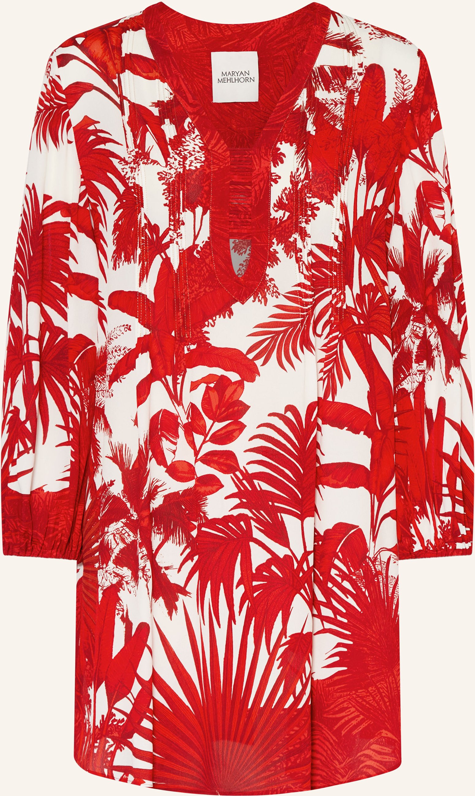 Maryan Mehlhorn Strandkleid Palmaria rot