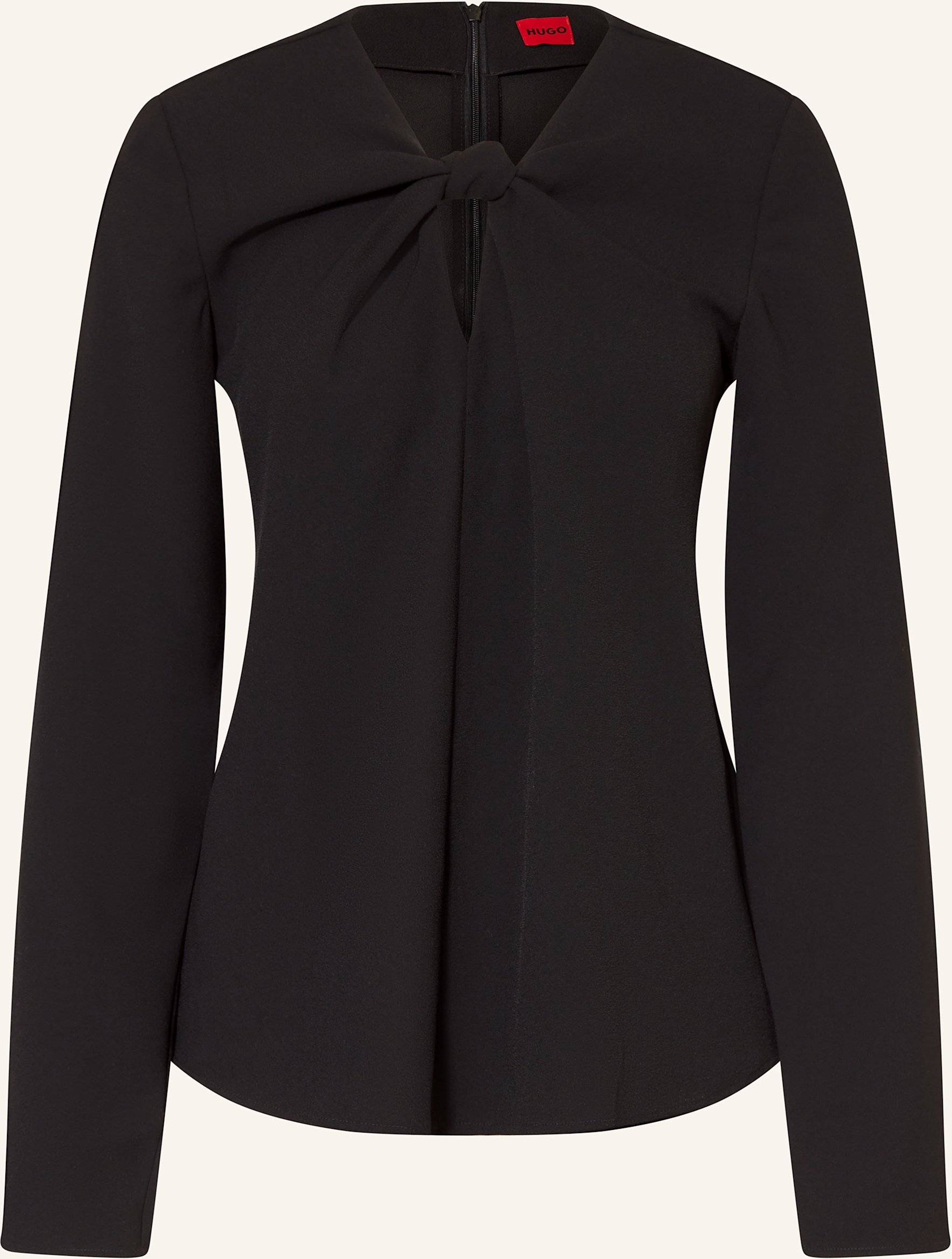 Hugo Blusenshirt Camola Mit Cut-Out schwarz