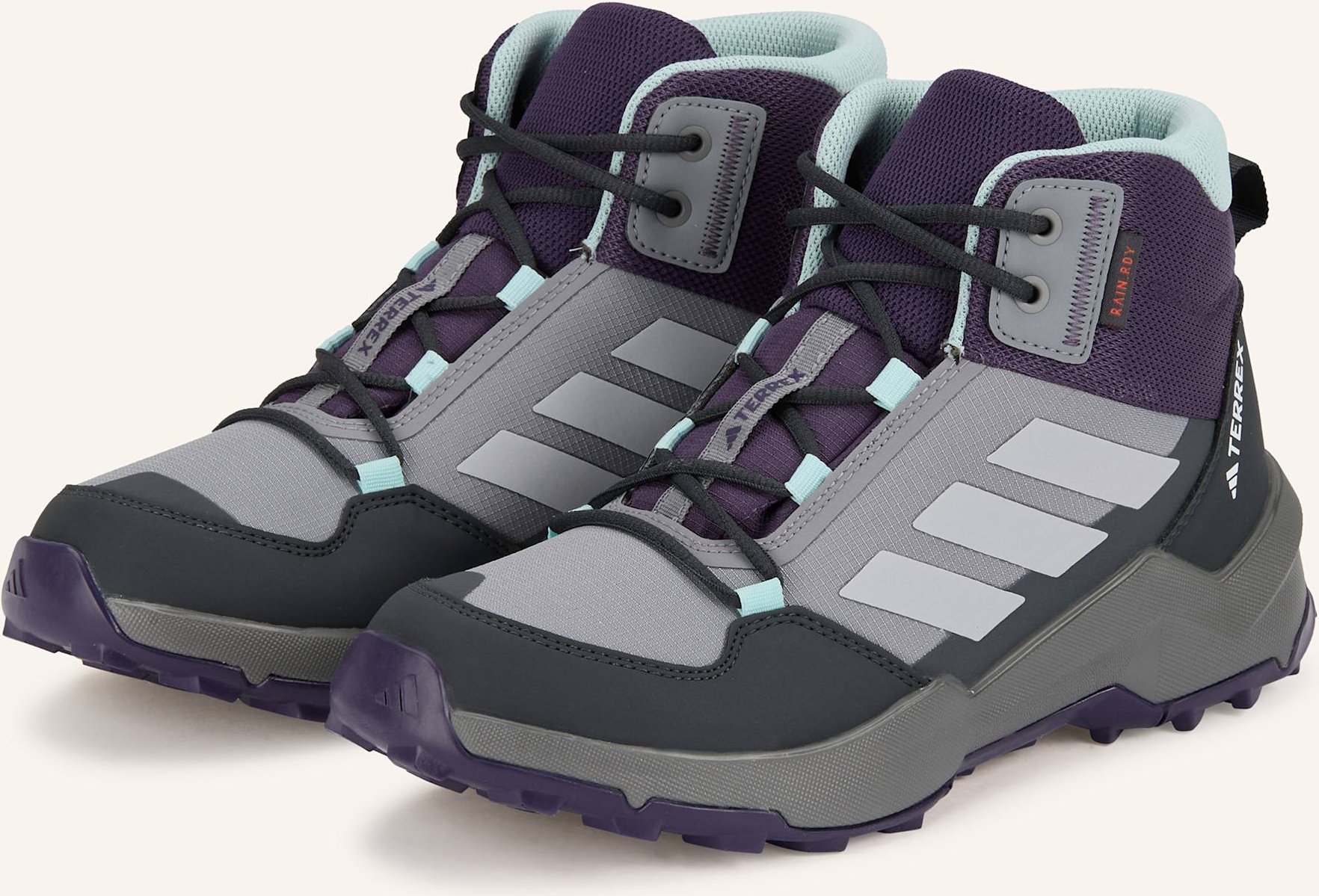 Adidas Terrex Wanderschuhe Terrex ax4r Mid Rain.Rdy grau