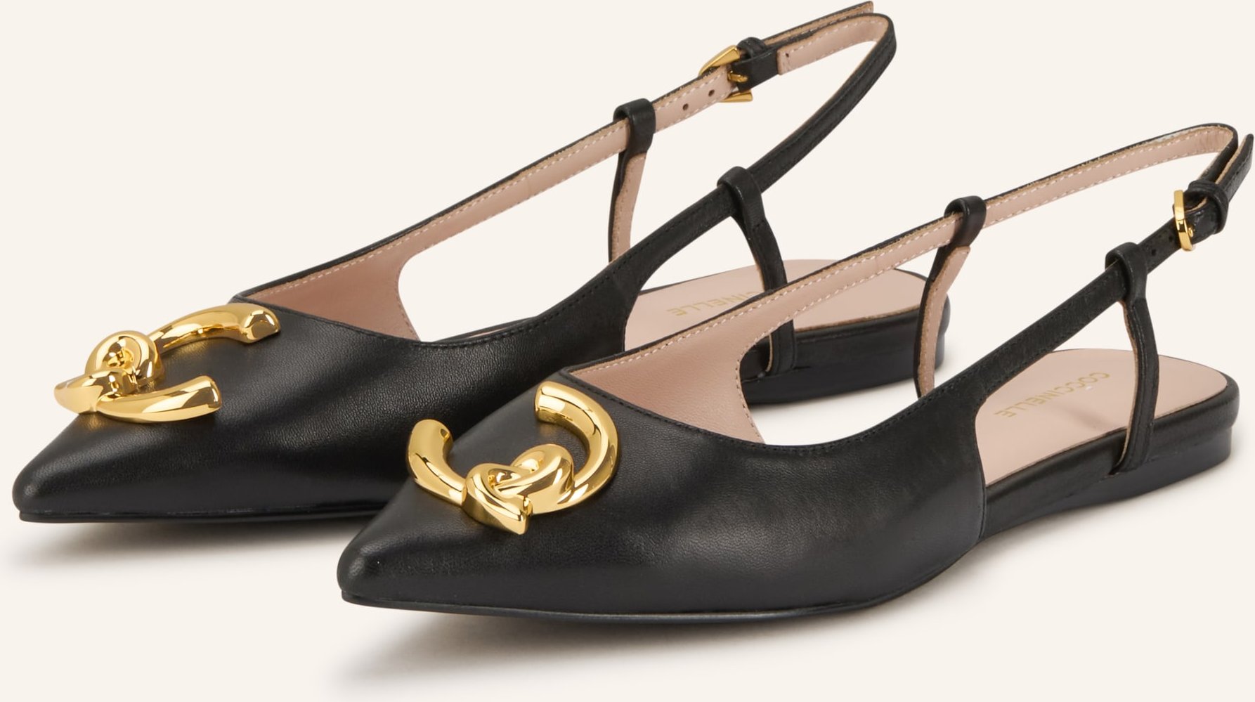 Coccinelle Slingballerinas schwarz