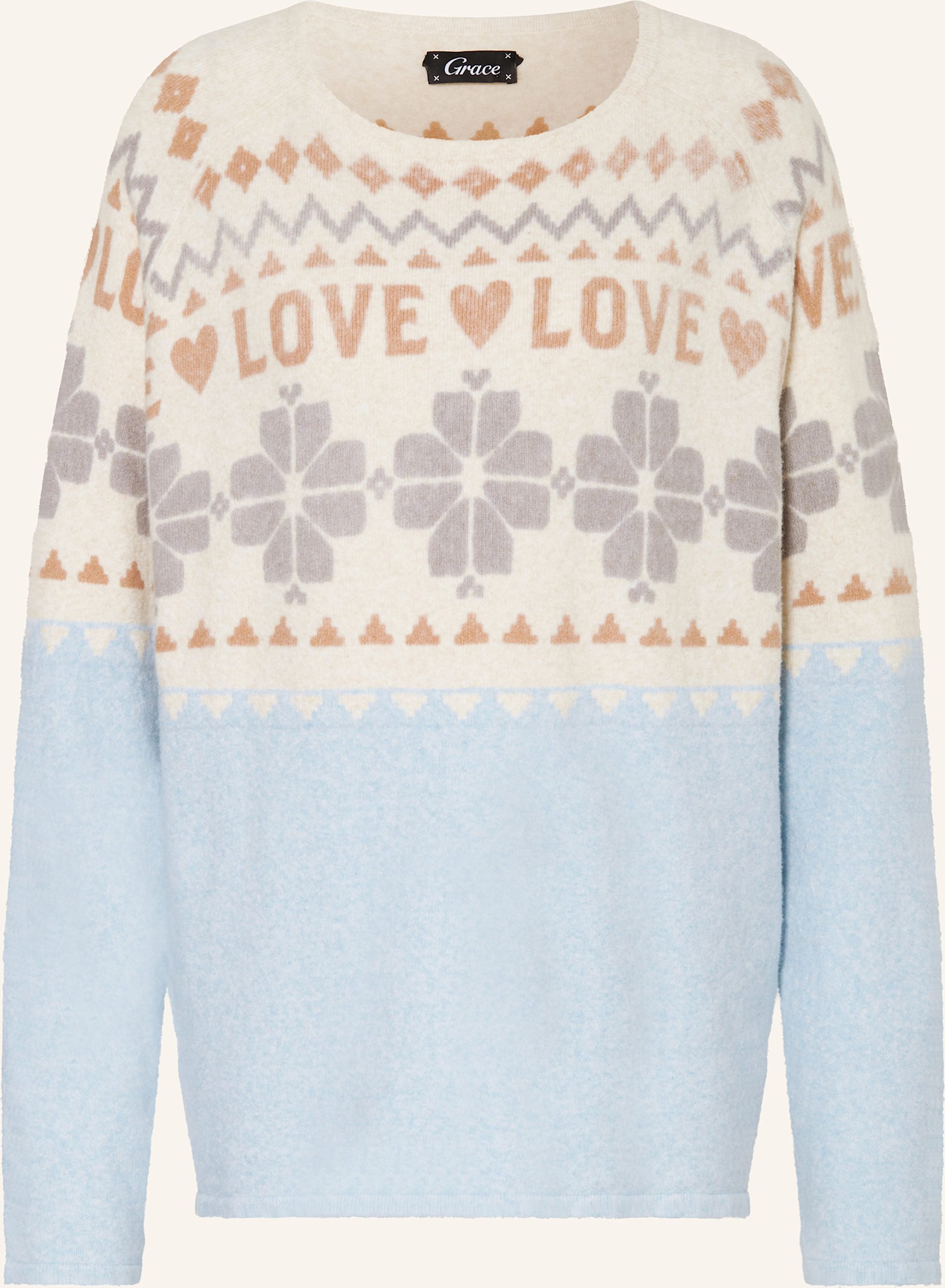 Grace Pullover blau