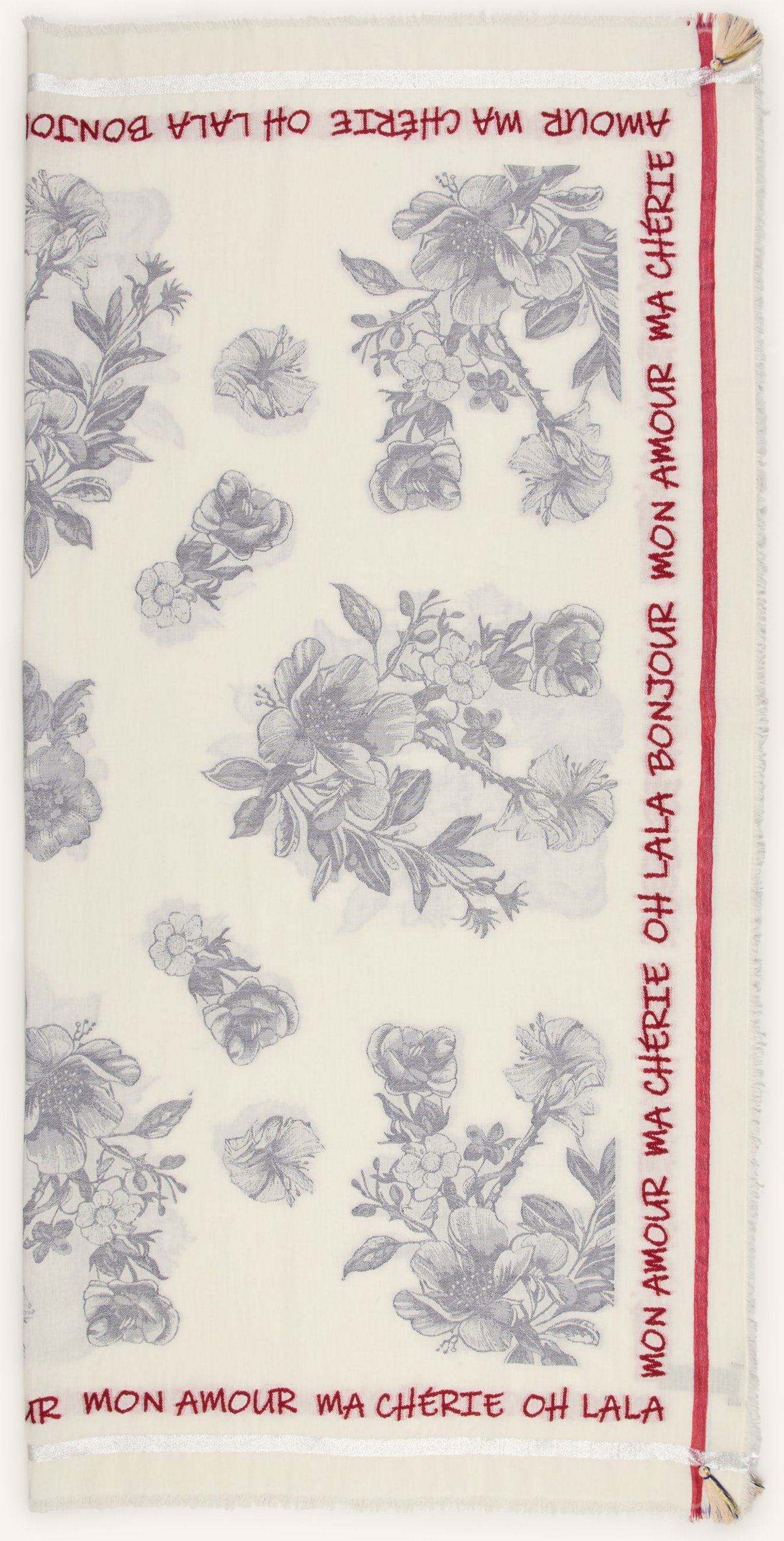 Codello Tuch Mit Glitzergarn weiss