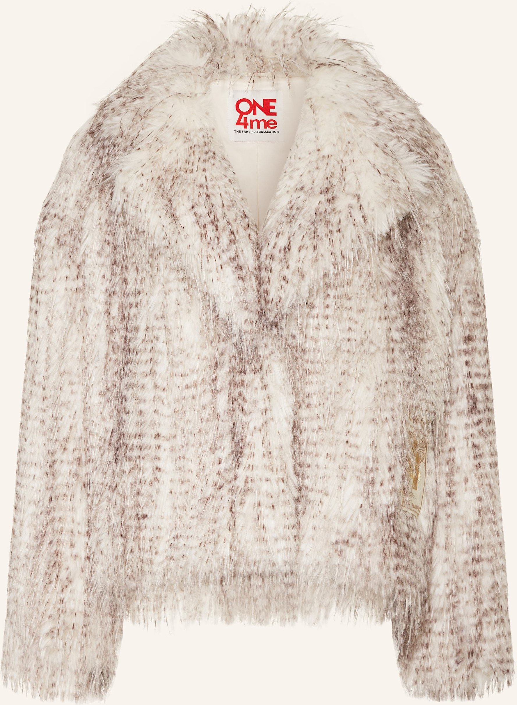 Grace Kunstpelz-Jacke weiss