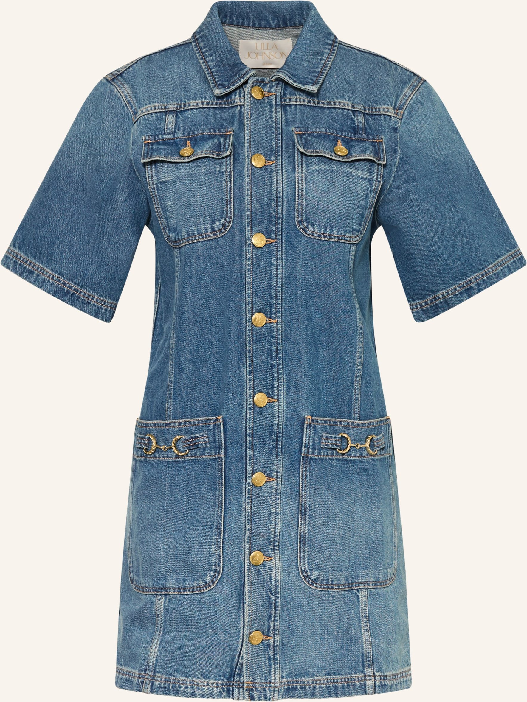 Ulla Johnson Jeanskleid blau