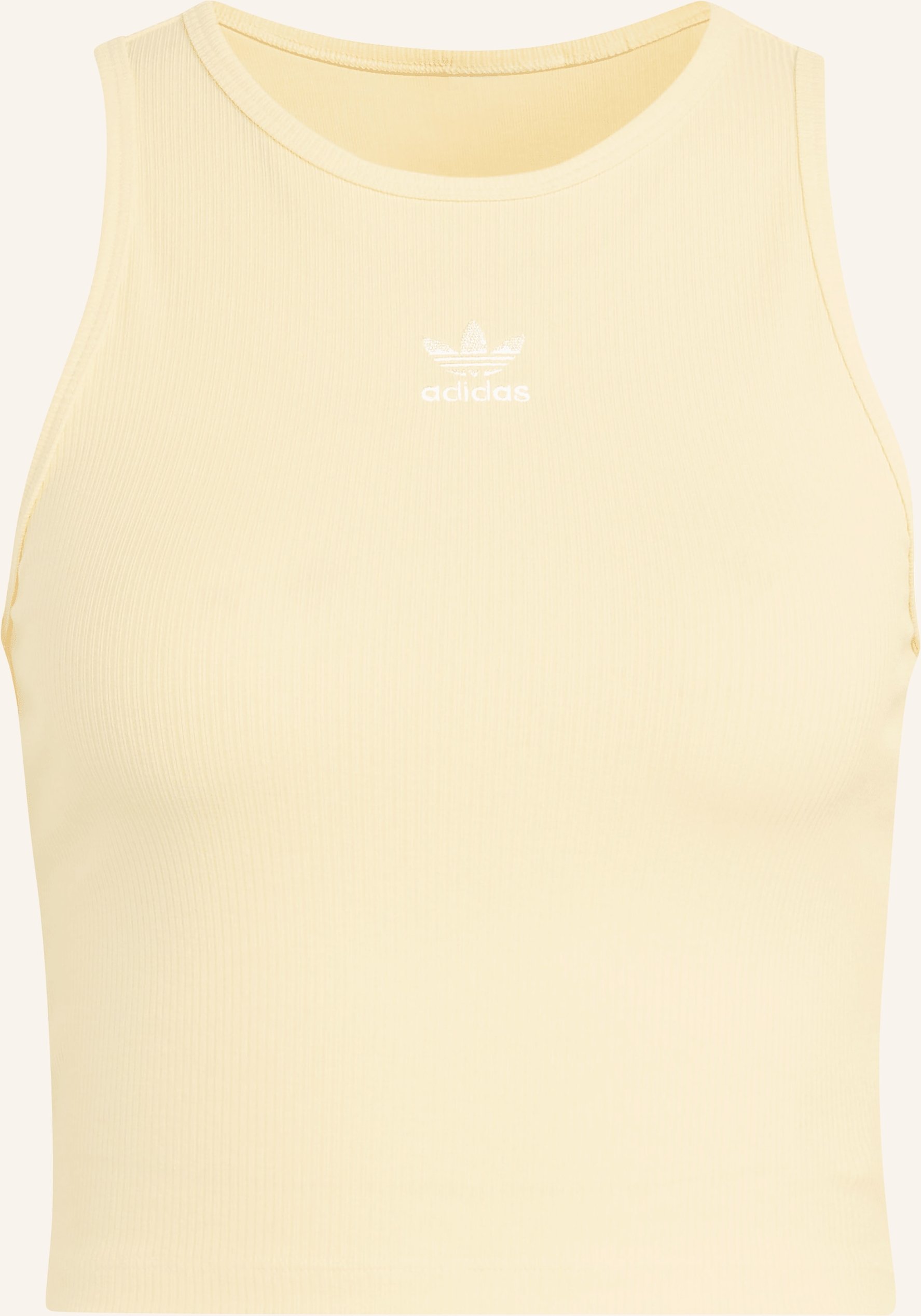 Thumbnail - Adidas Originals Cropped-Top Essentials gelb