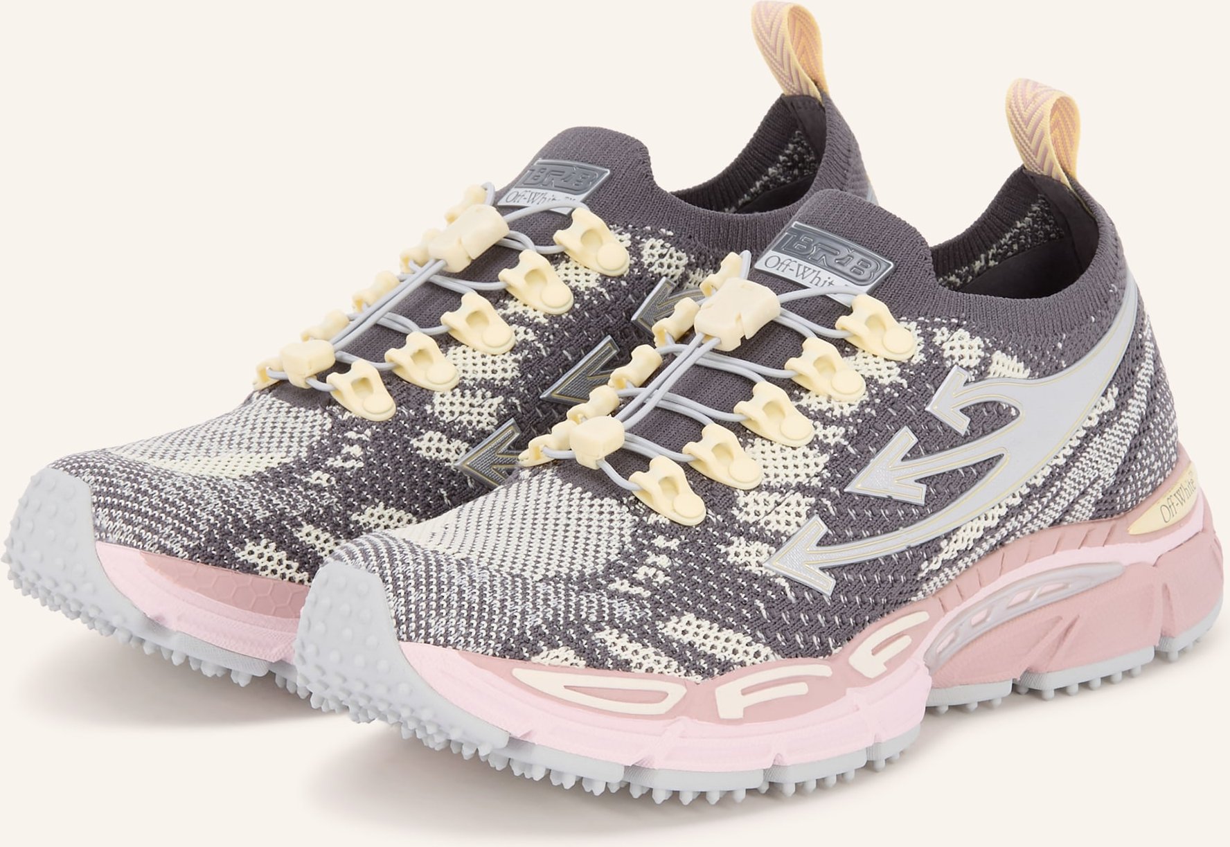 Off-White Sneaker Be Right Back grau