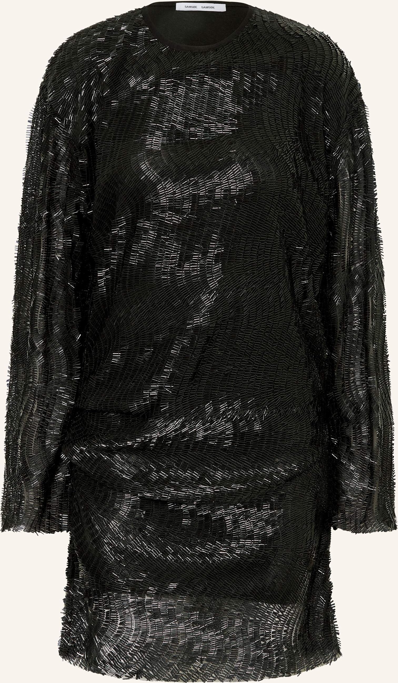 Samsøe Samsøe Etuikleid Saruby Mit Pailletten schwarz