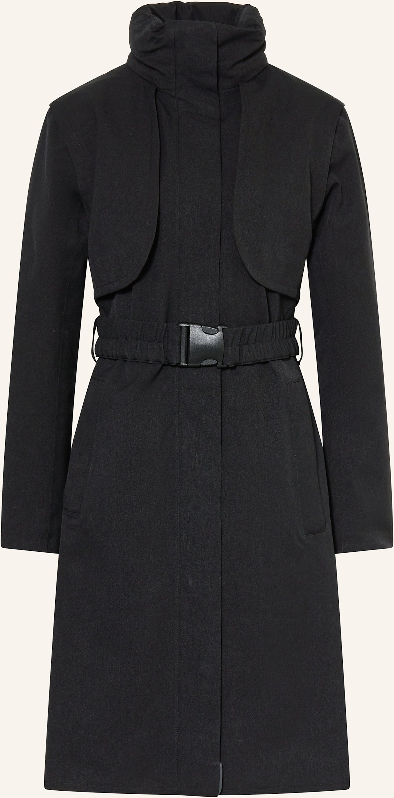 Brgn Trenchcoat Skyet schwarz