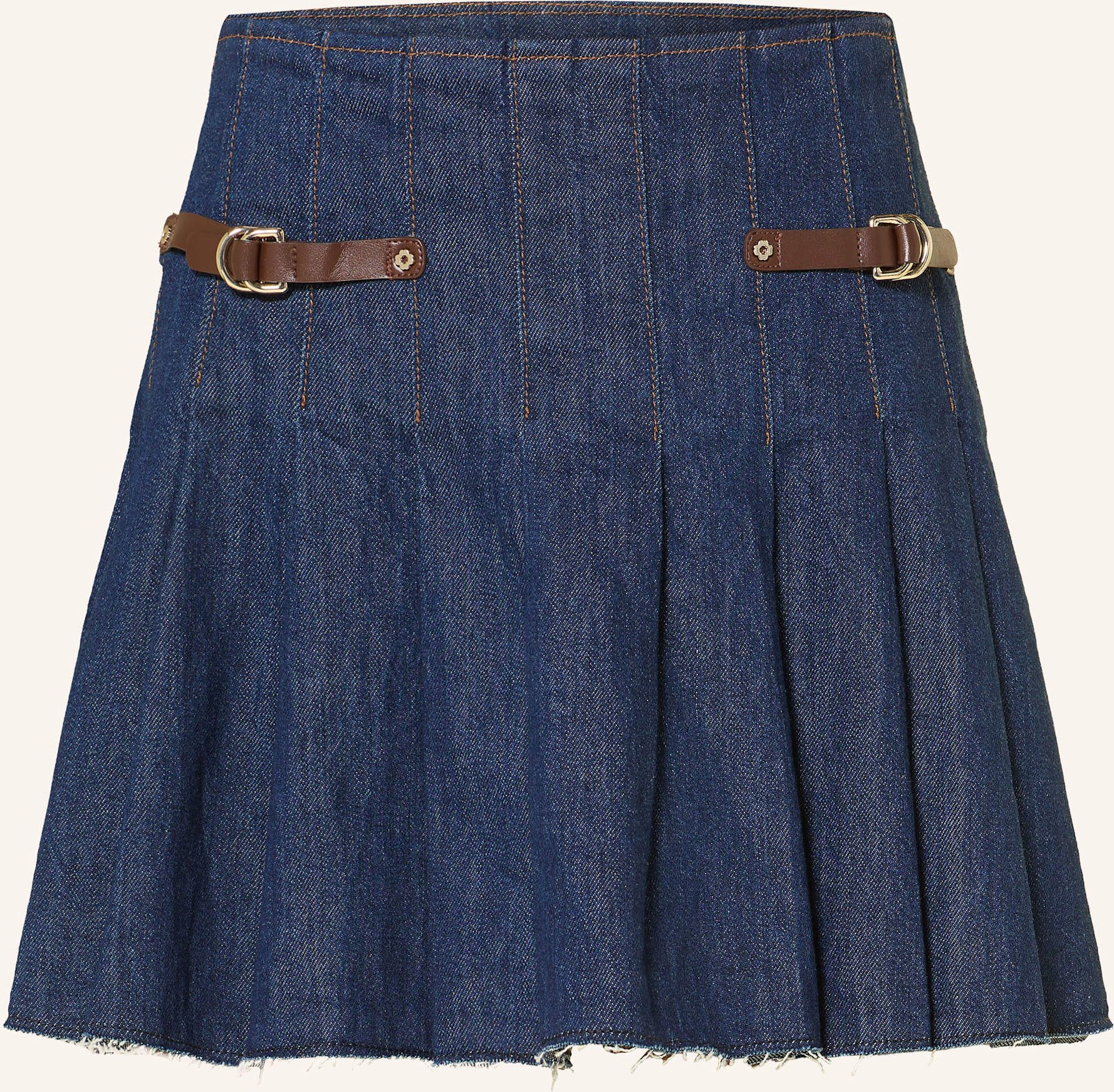 Maje Jeans-Faltenrock blau