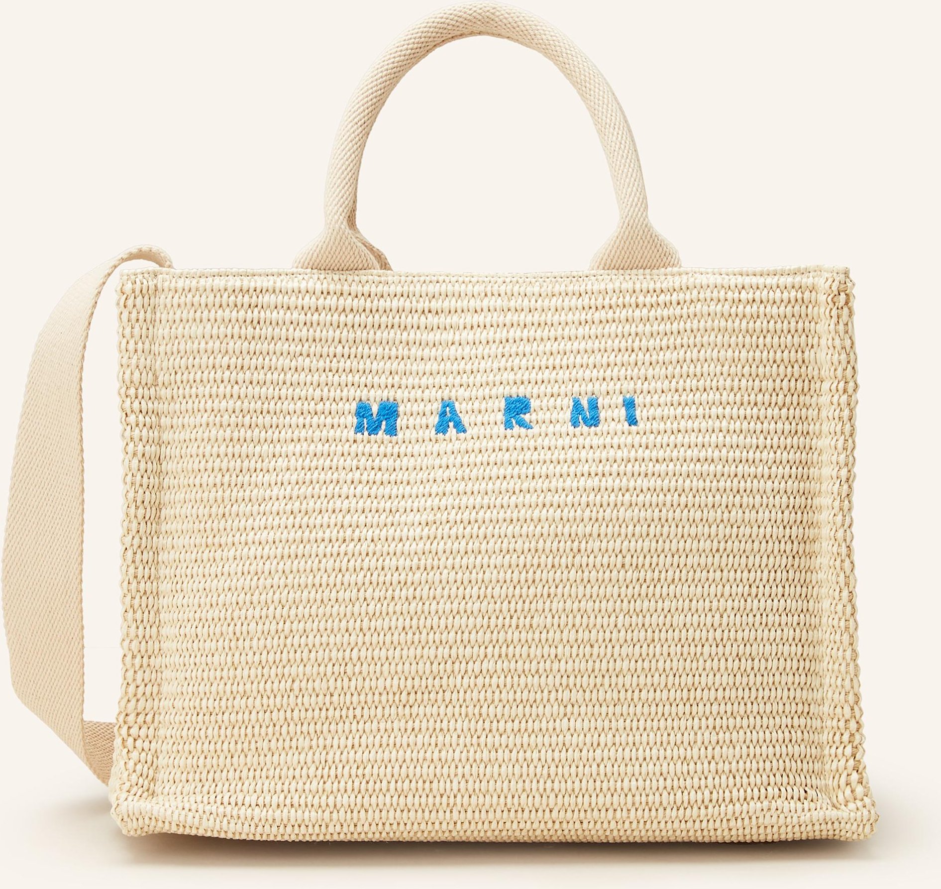 Thumbnail - Marni Shopper Basket Small weiss